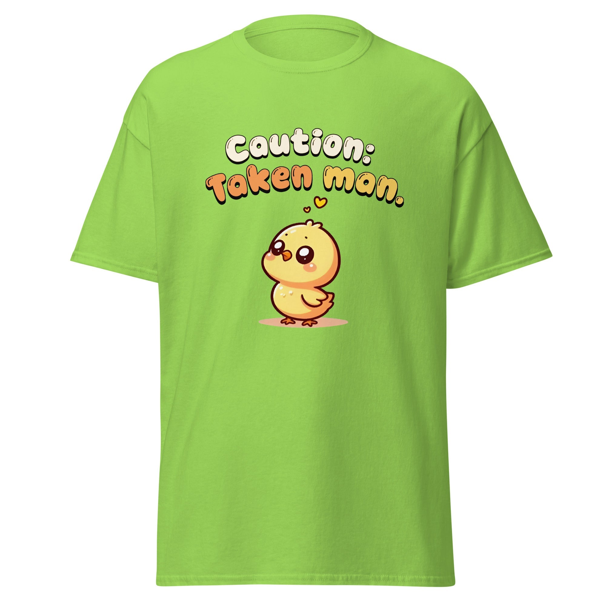 Caution: Taken Man - classic tee - Print My Man
