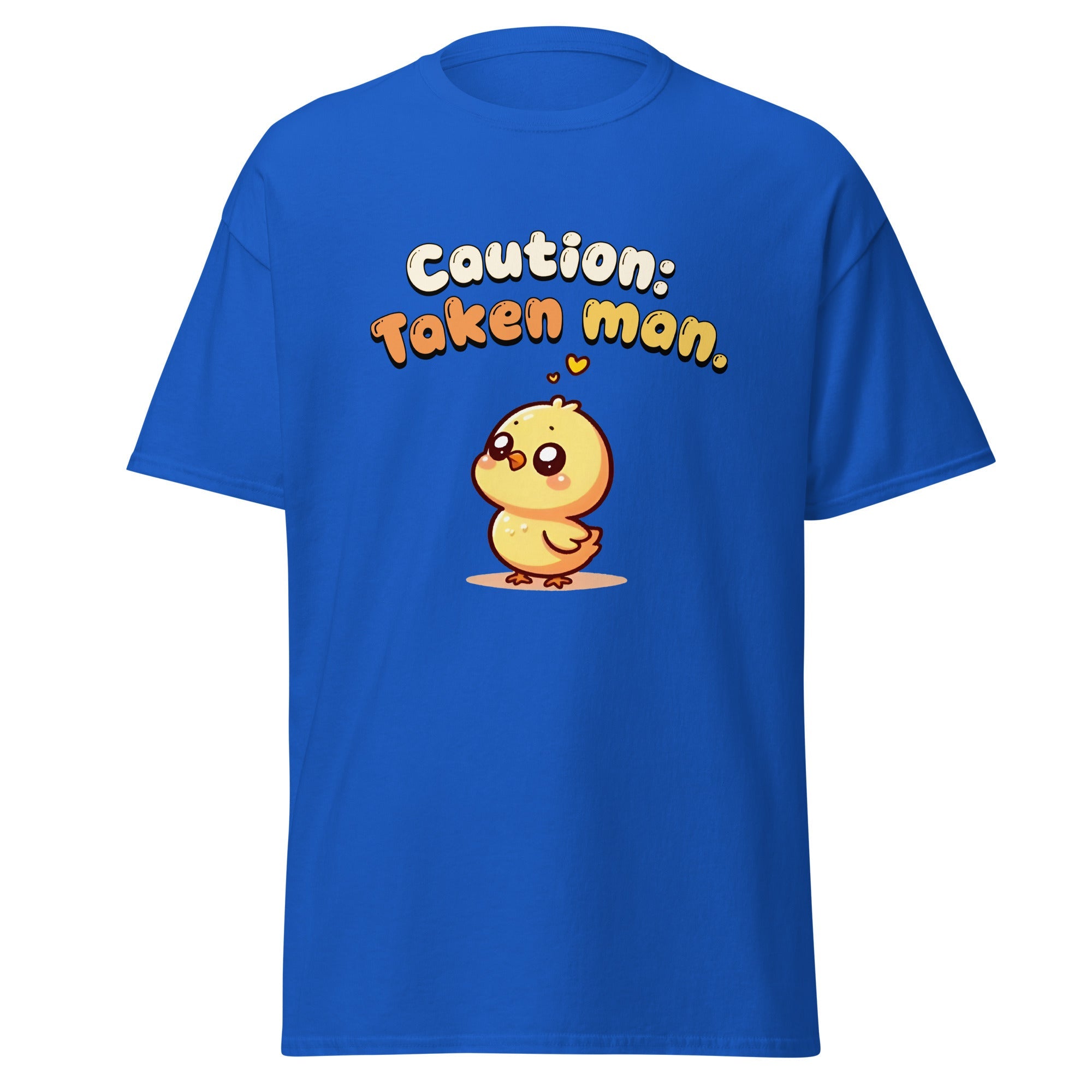 Caution: Taken Man - classic tee - Print My Man