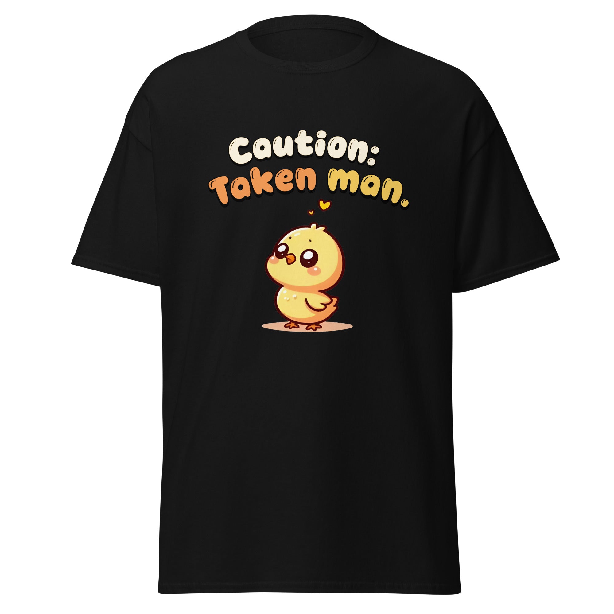 Caution: Taken Man - classic tee - Print My Man