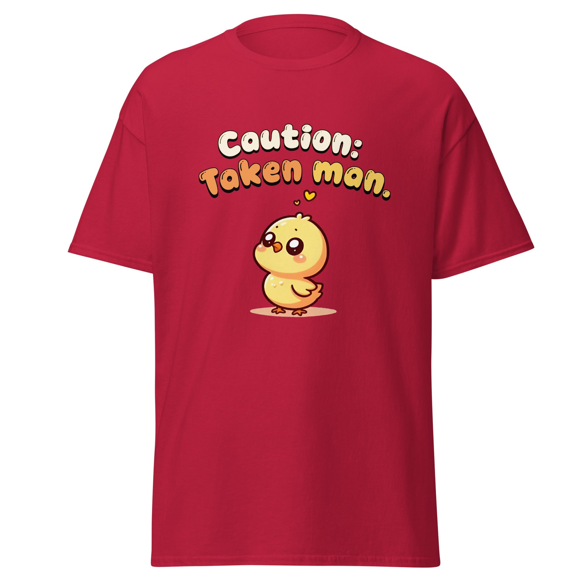Caution: Taken Man - classic tee - Print My Man