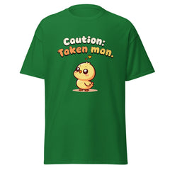 Caution: Taken Man - classic tee - Print My Man