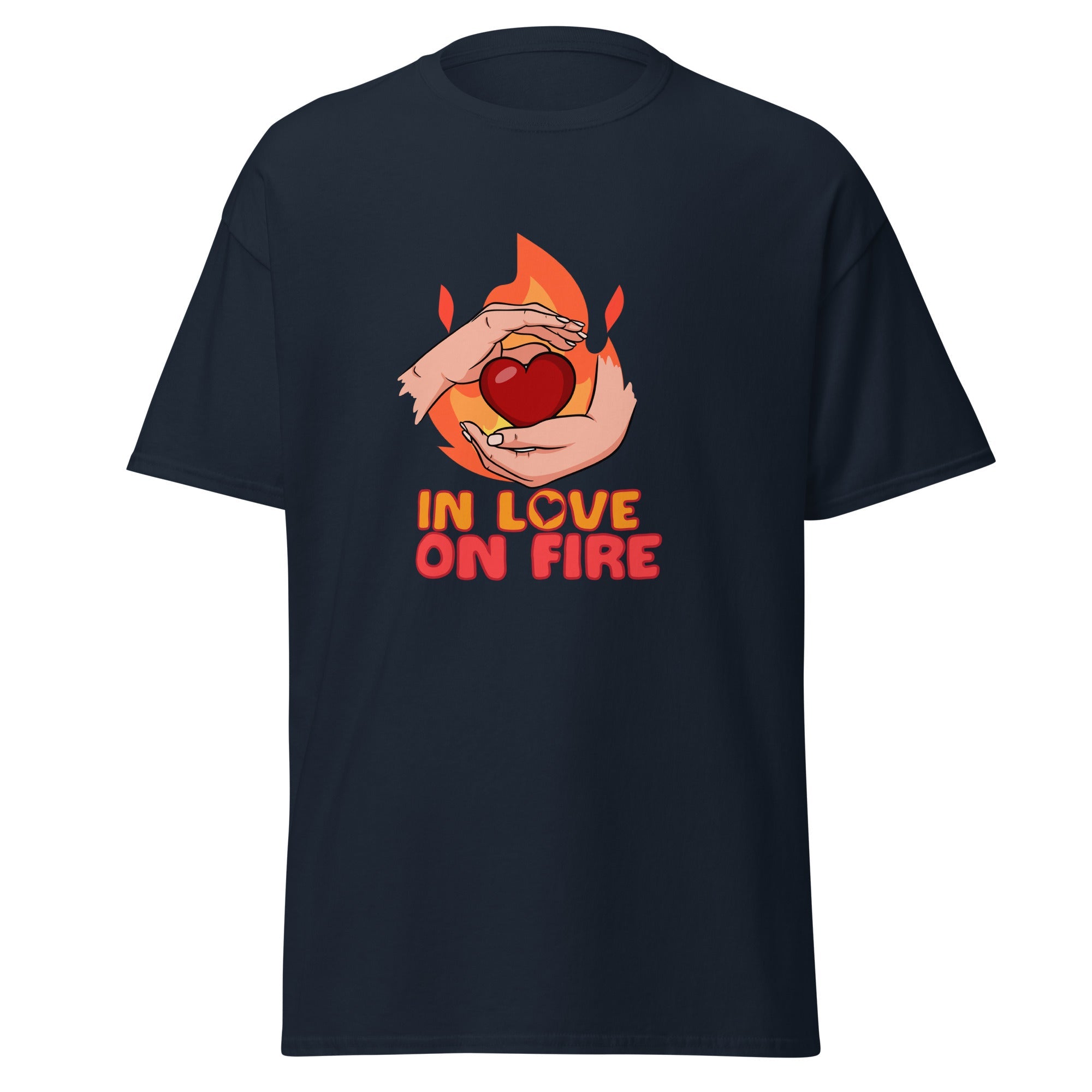 In Love On Fire - classic tee - Print My Man