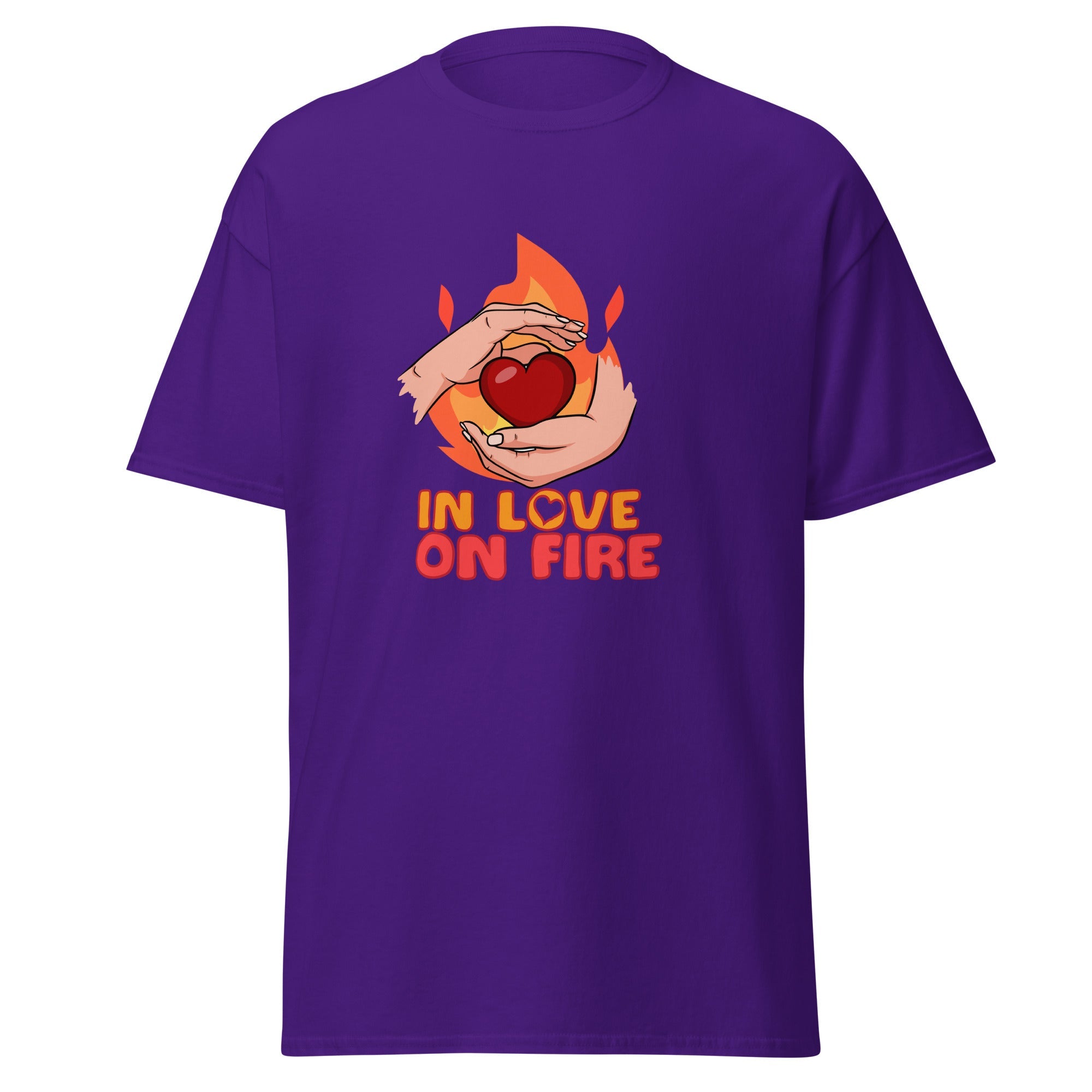 In Love On Fire - classic tee - Print My Man