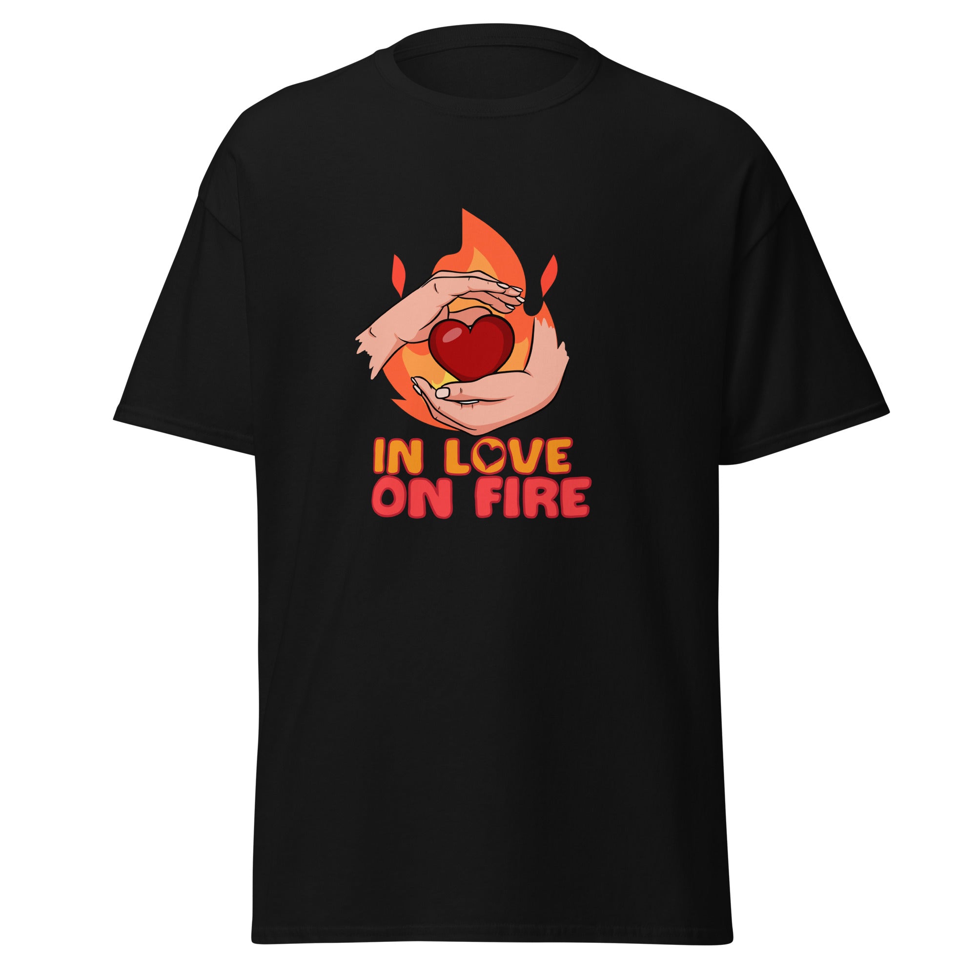 In Love On Fire - classic tee - Print My Man