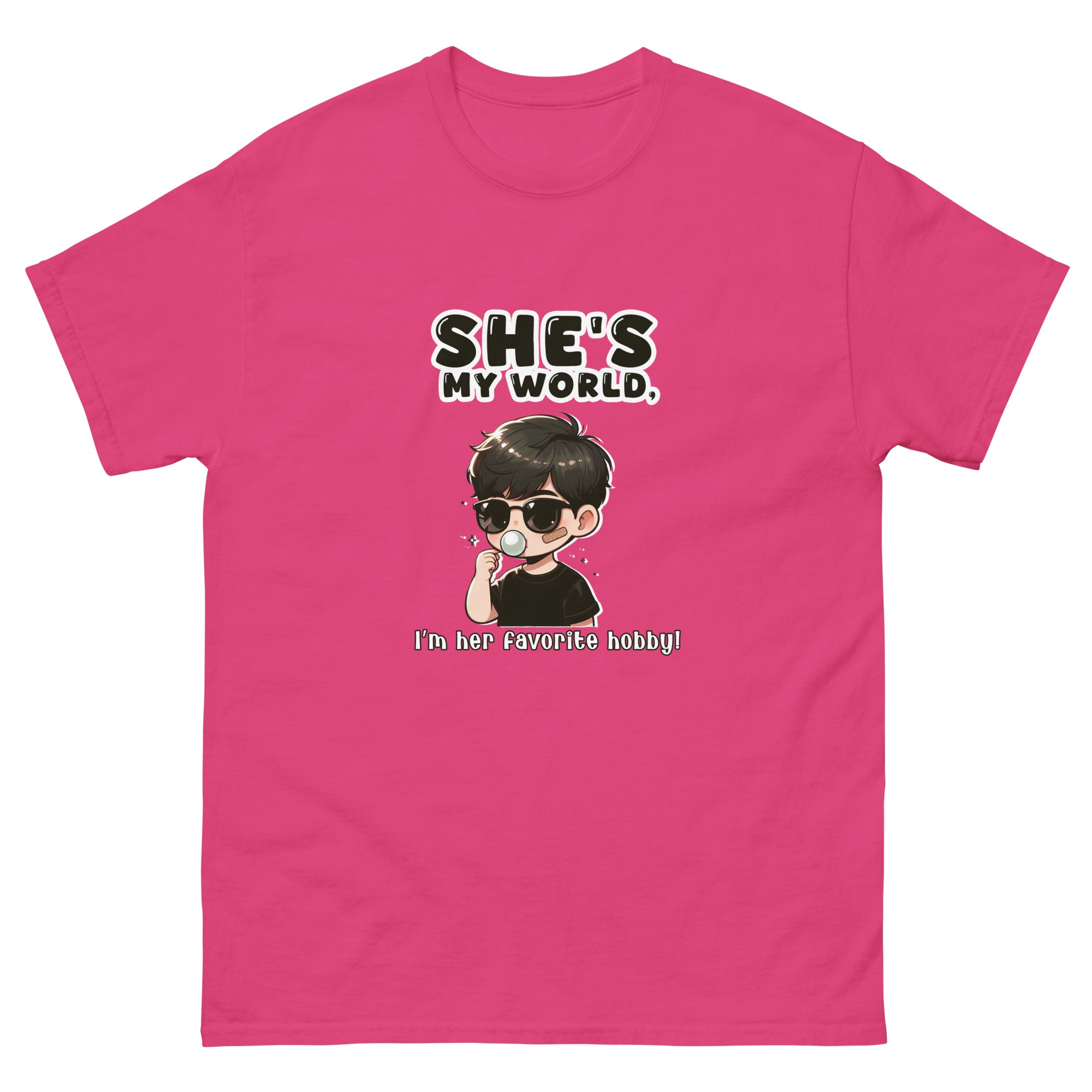She's My World classic tee - Print My Man