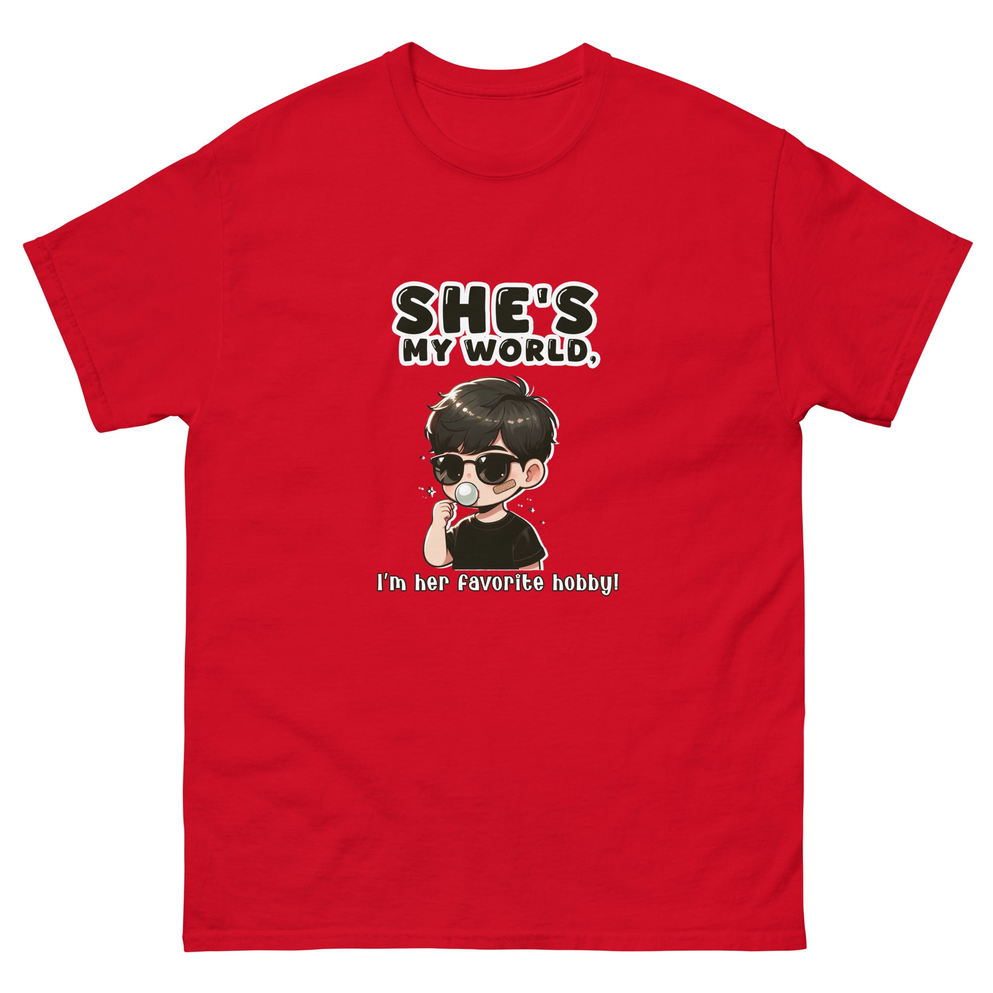 She's My World classic tee - Print My Man