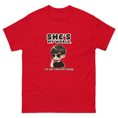 She's My World classic tee - Print My Man