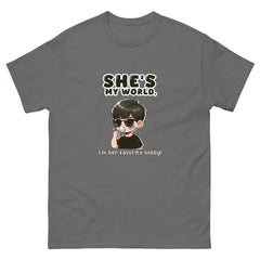 She's My World classic tee - Print My Man