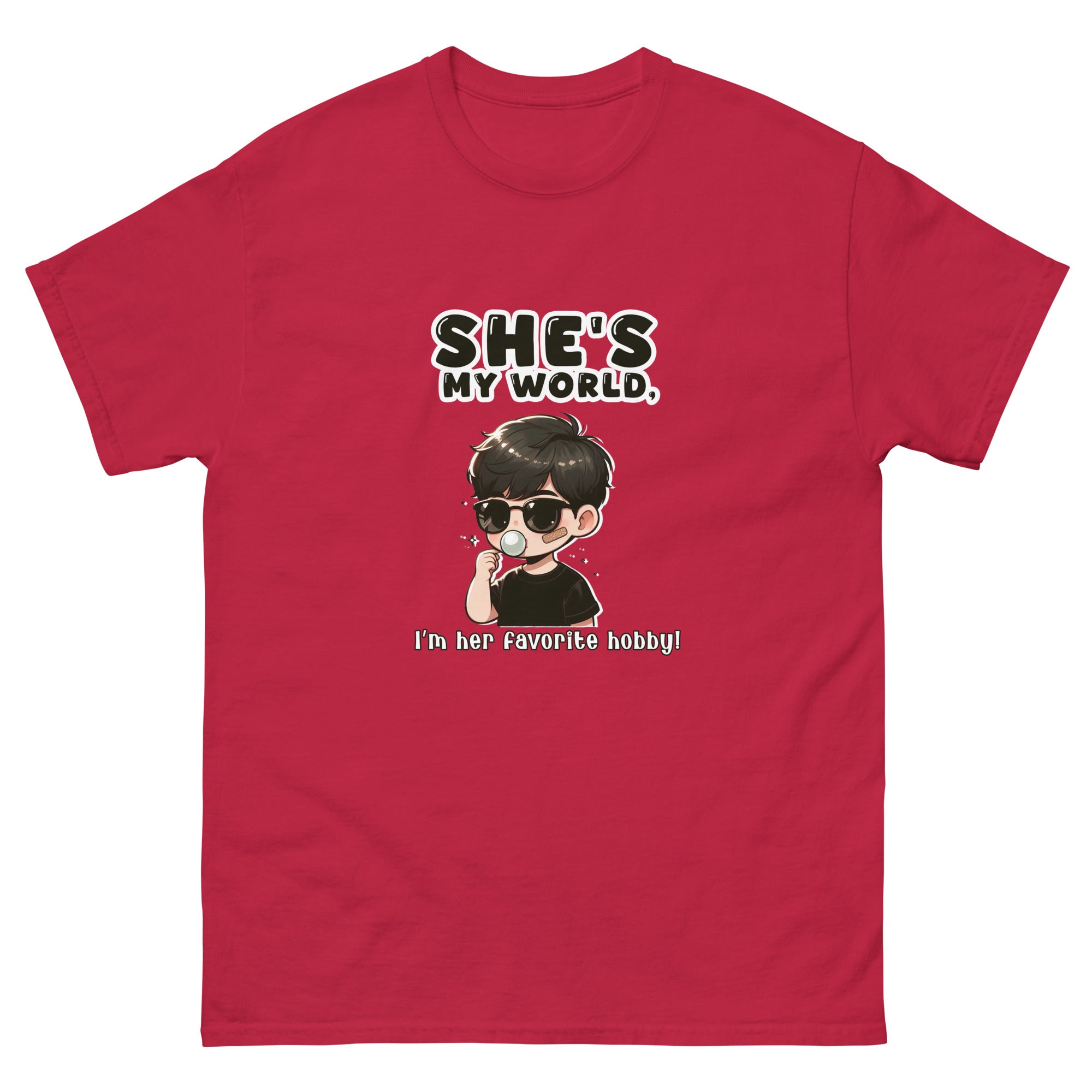 She's My World classic tee - Print My Man
