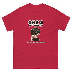 She's My World classic tee - Print My Man