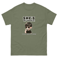 She's My World classic tee - Print My Man