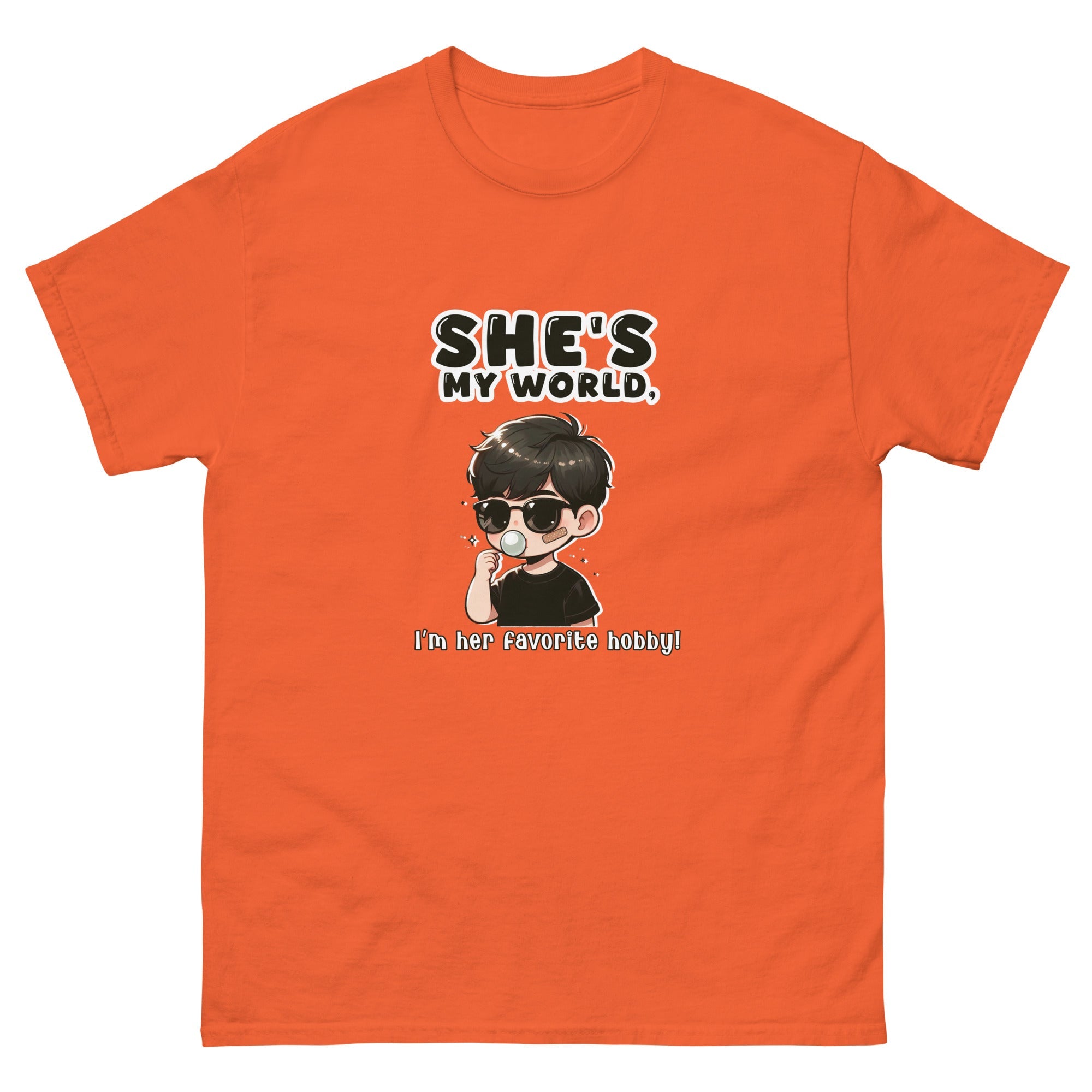 She's My World classic tee - Print My Man