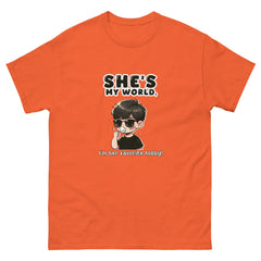 She's My World classic tee - Print My Man