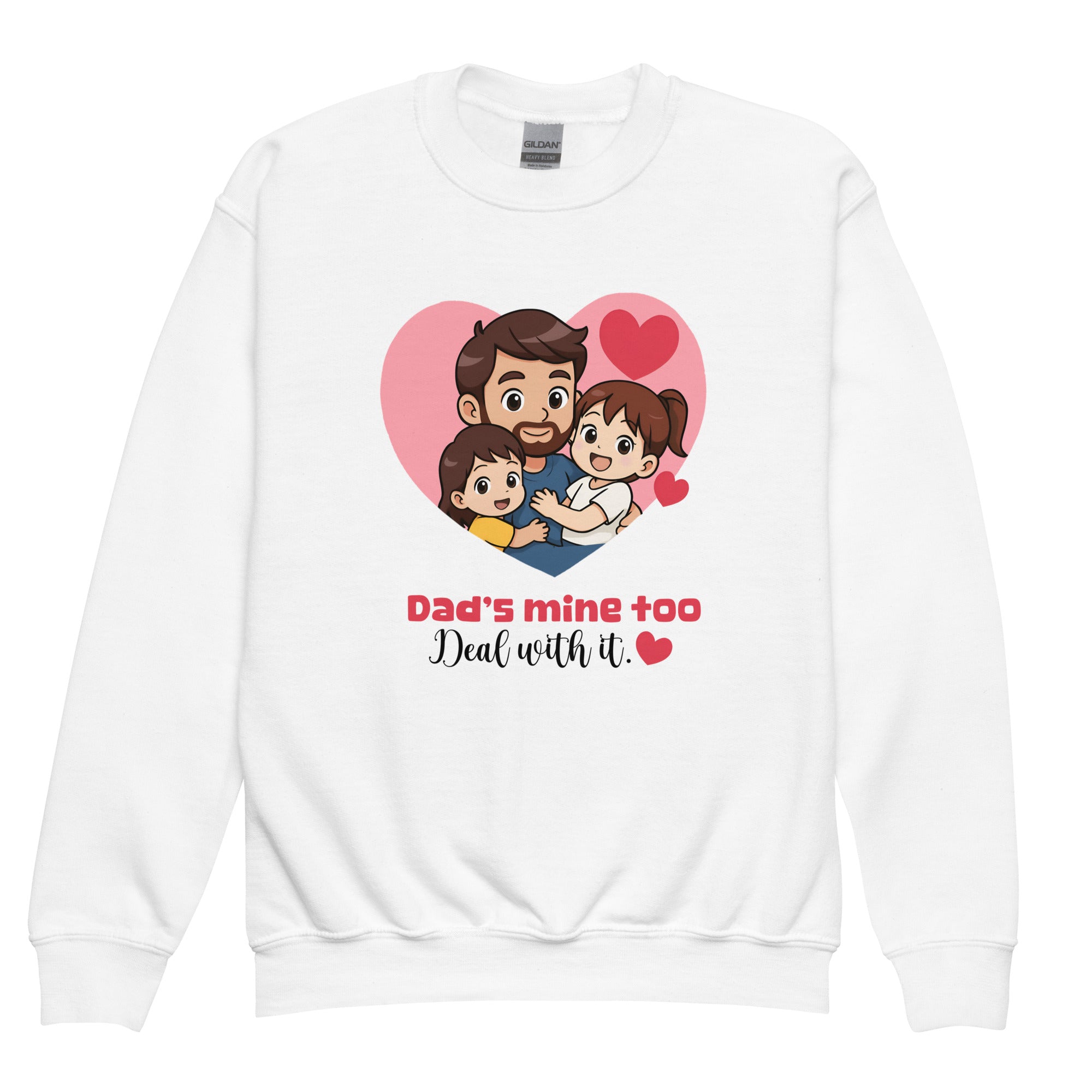 Dad's Mine - Crewneck Sweatshirt - Print My Man