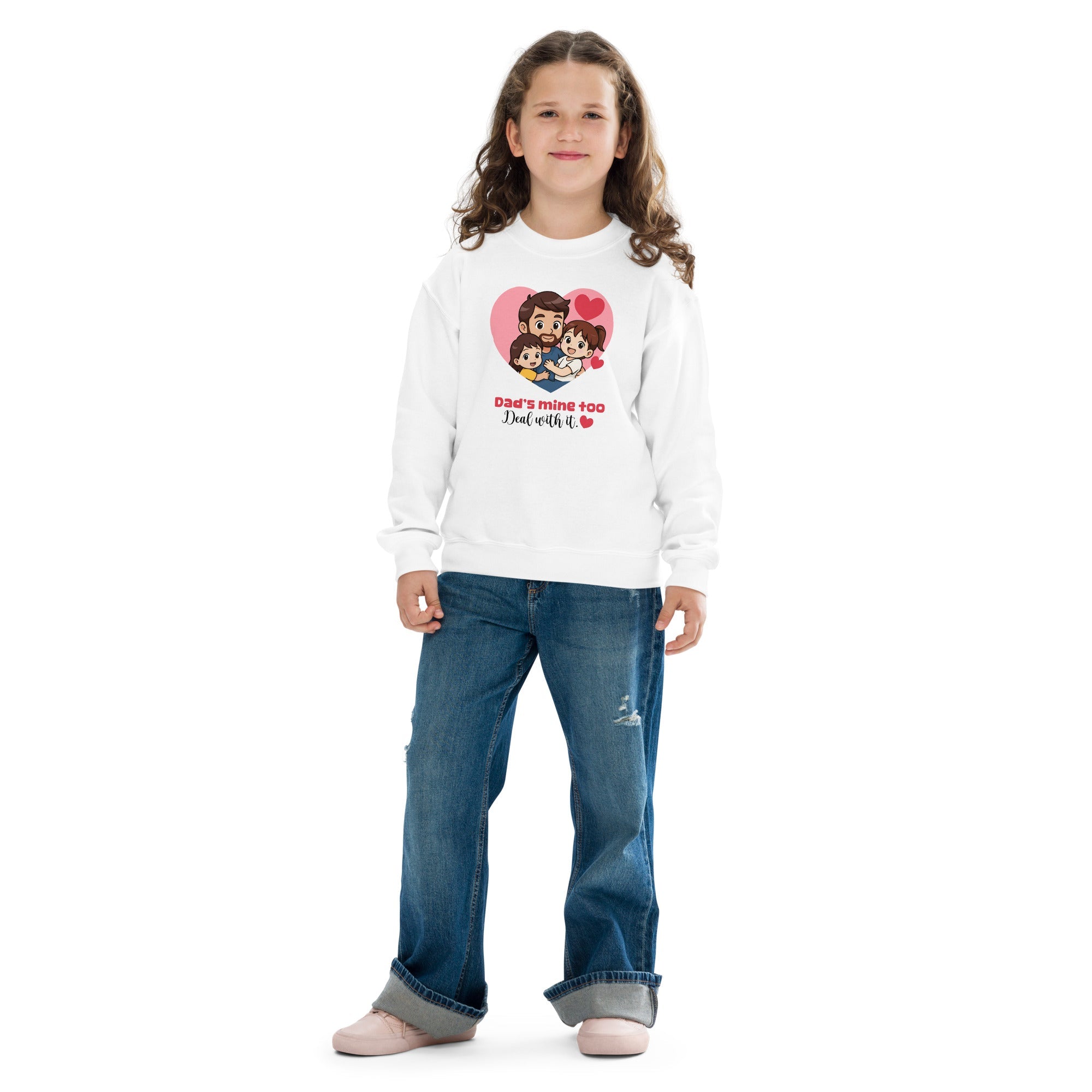 Dad's Mine - Crewneck Sweatshirt - Print My Man