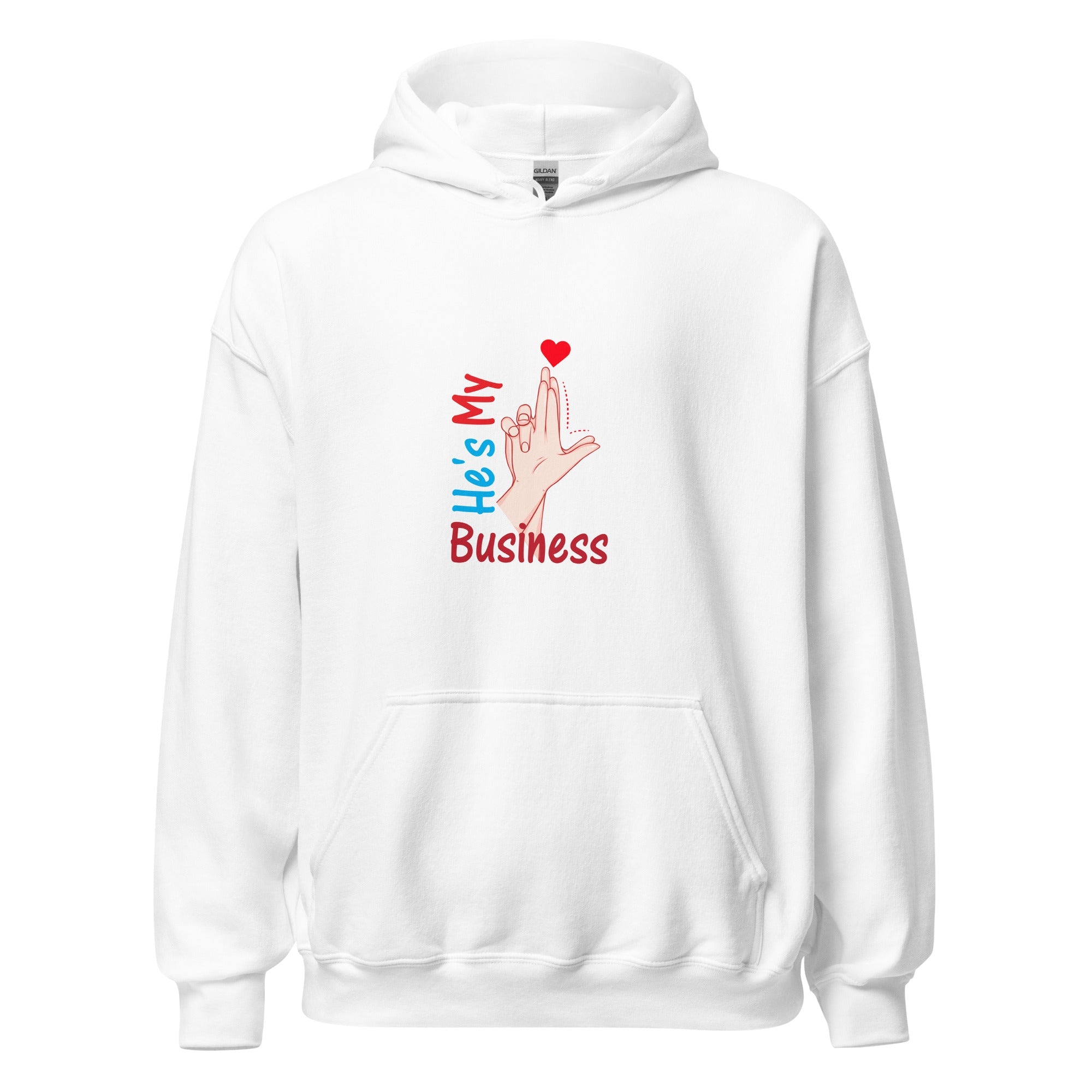 He's My Business - Hoodie - Print My Man