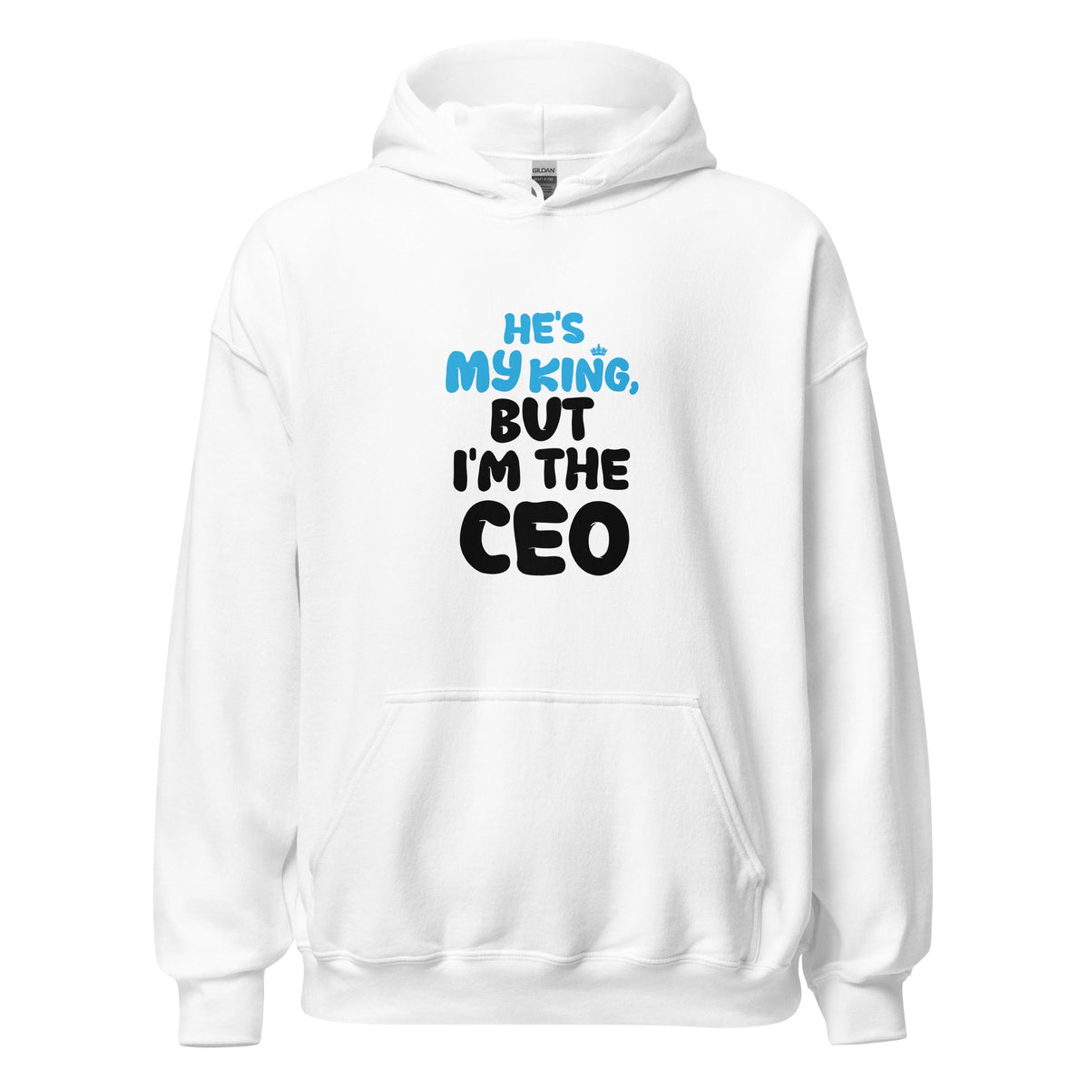 He's My King - Hoodie - Print My Man