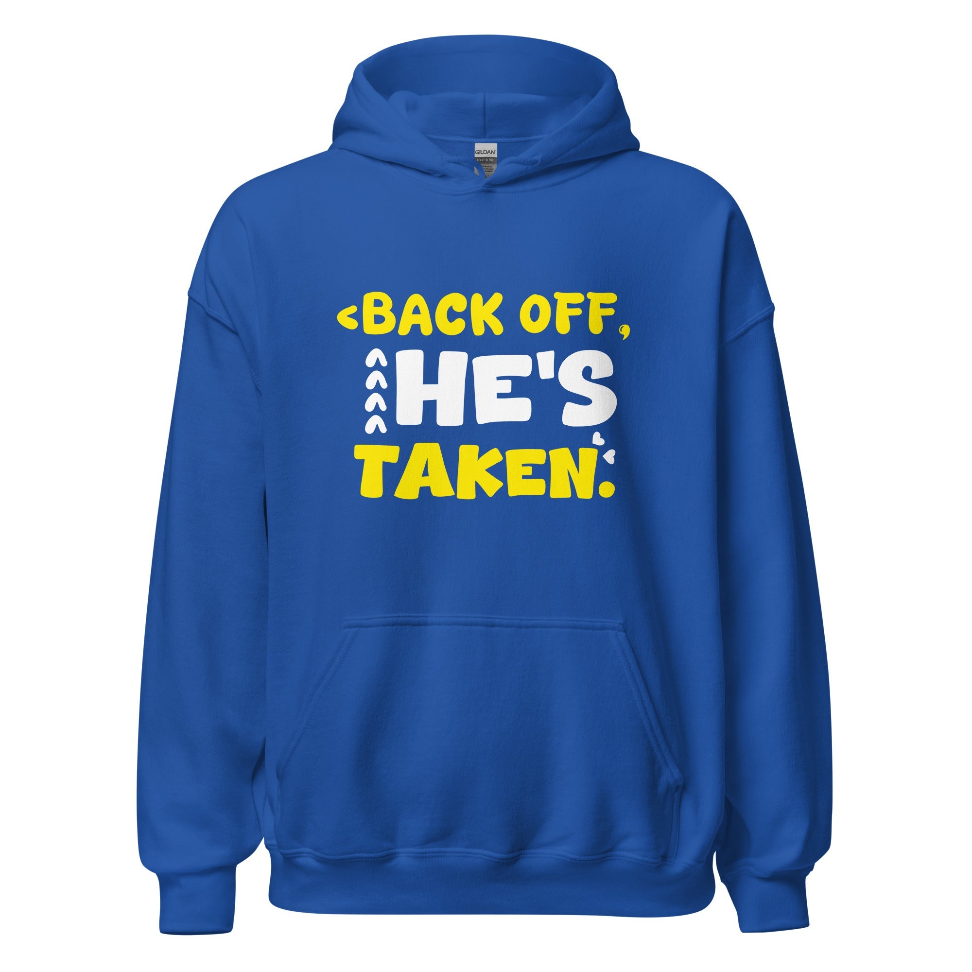 He's Taken - Hoodie - Print My Man