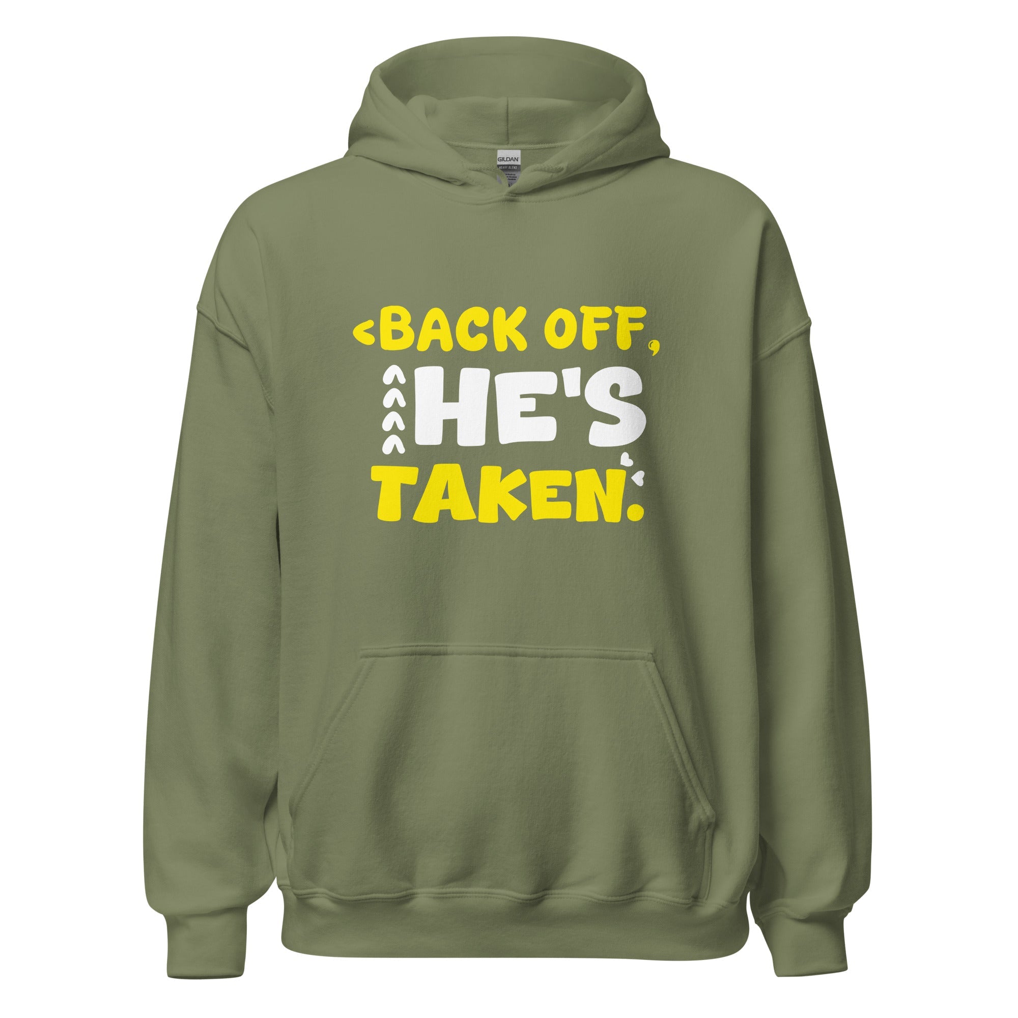 He's Taken - Hoodie - Print My Man
