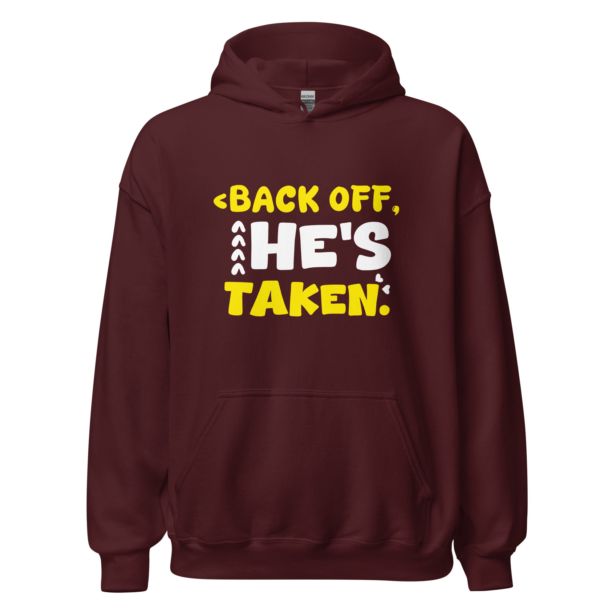 He's Taken - Hoodie - Print My Man