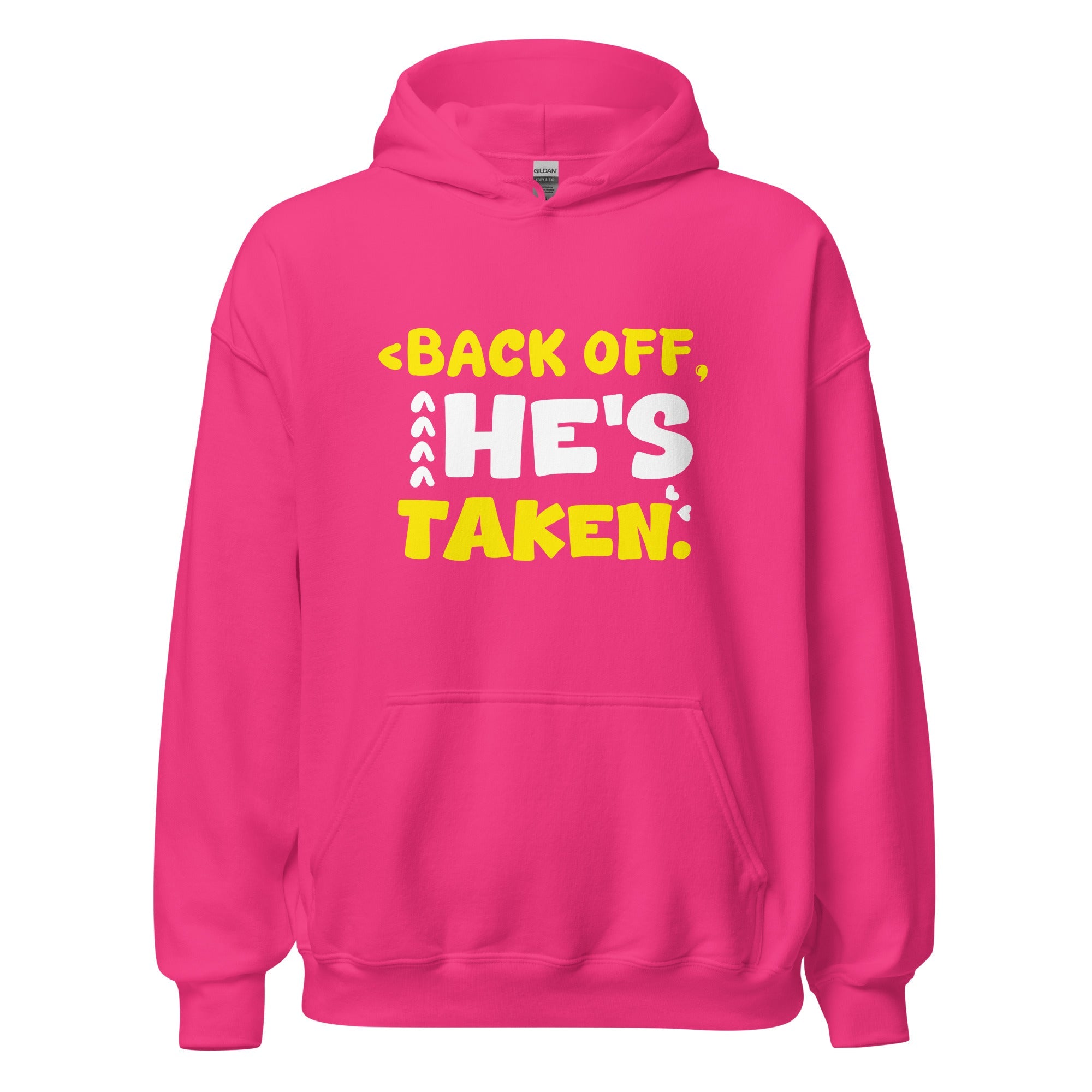 He's Taken - Hoodie - Print My Man