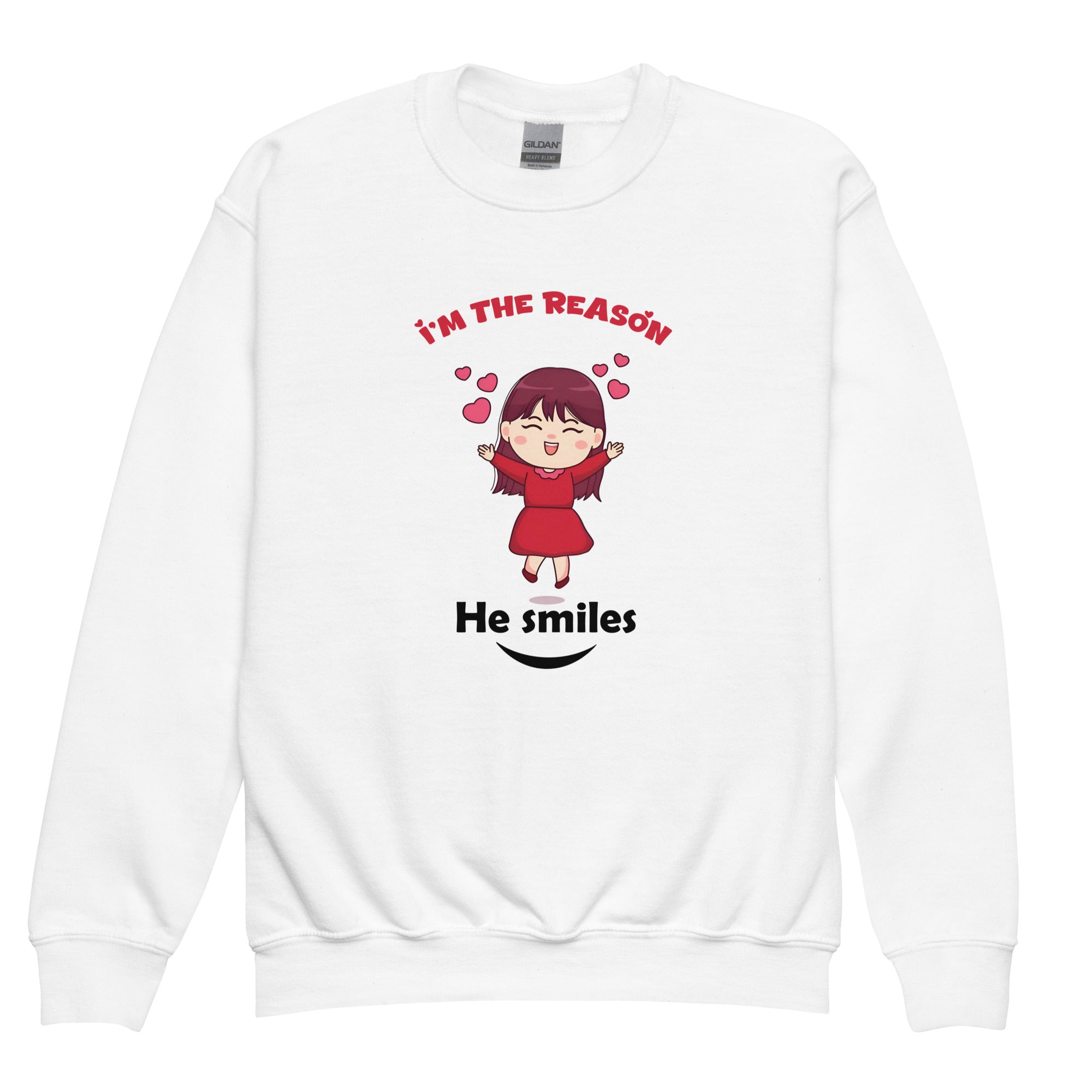 I'm The Reason He Smiles - Sweatshirt - Print My Man