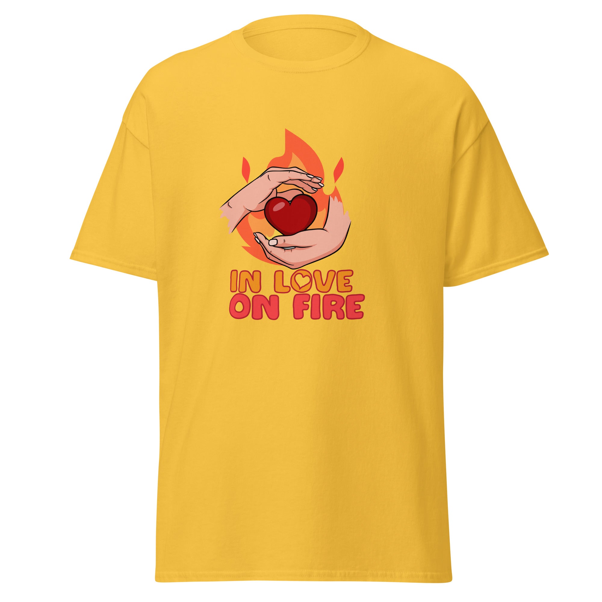 In Love On Fire - classic tee - Print My Man