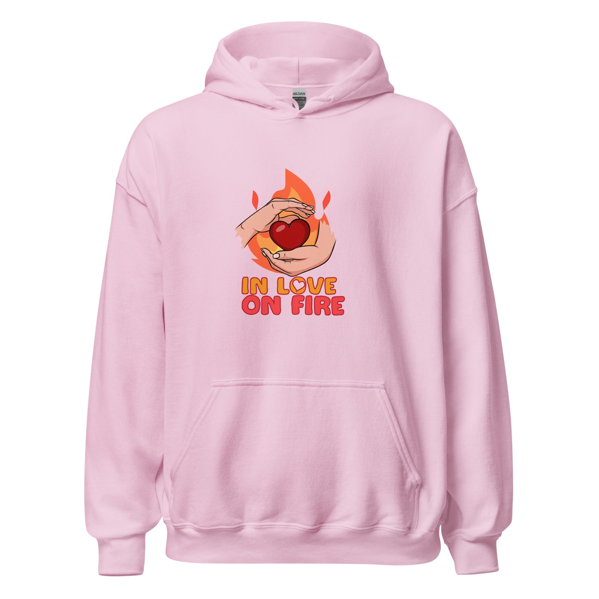 In Love On Fire - Hoodie - Print My Man