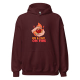 In Love On Fire - Hoodie - Print My Man