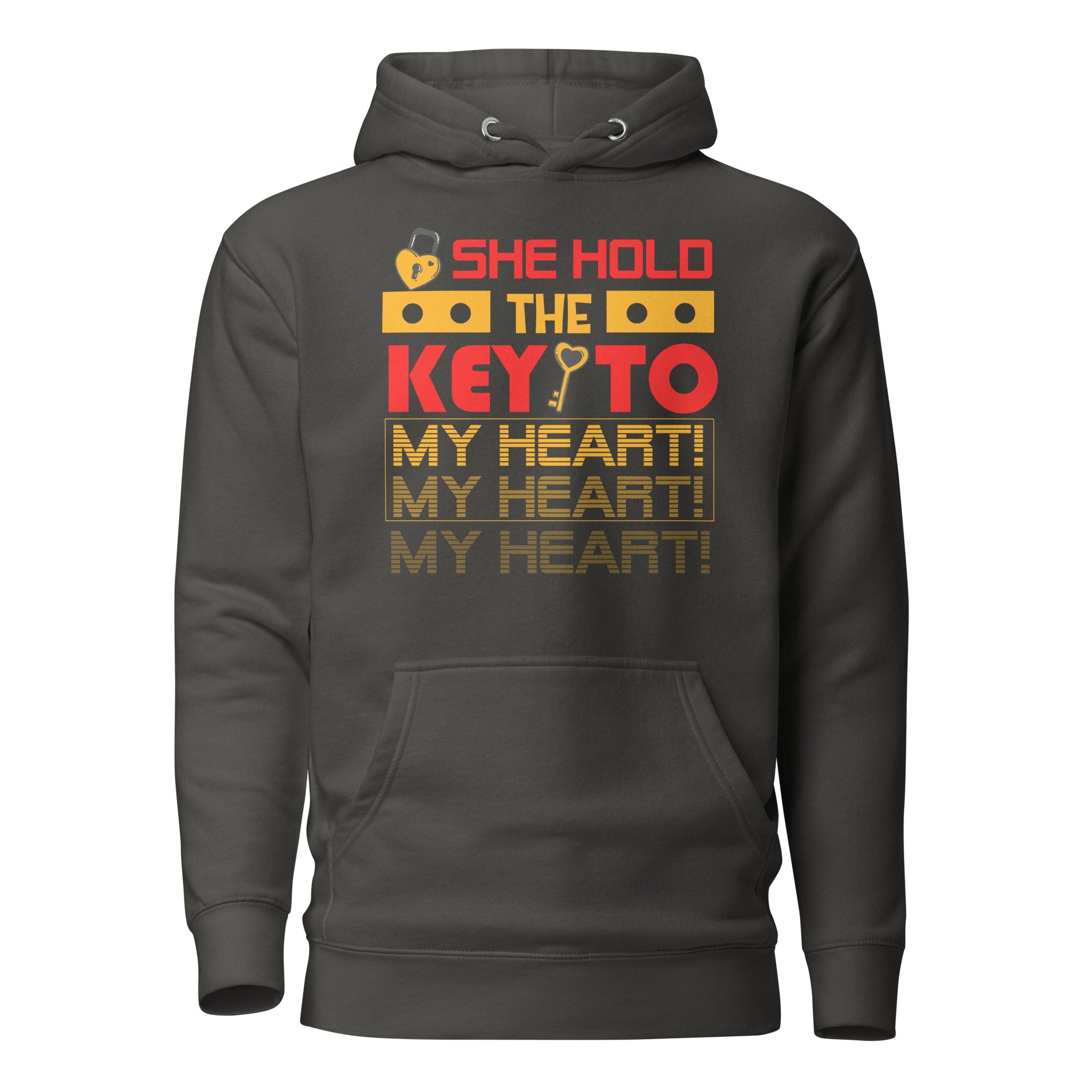 Key to My Heart – Unisex Hoodie - Print My Man
