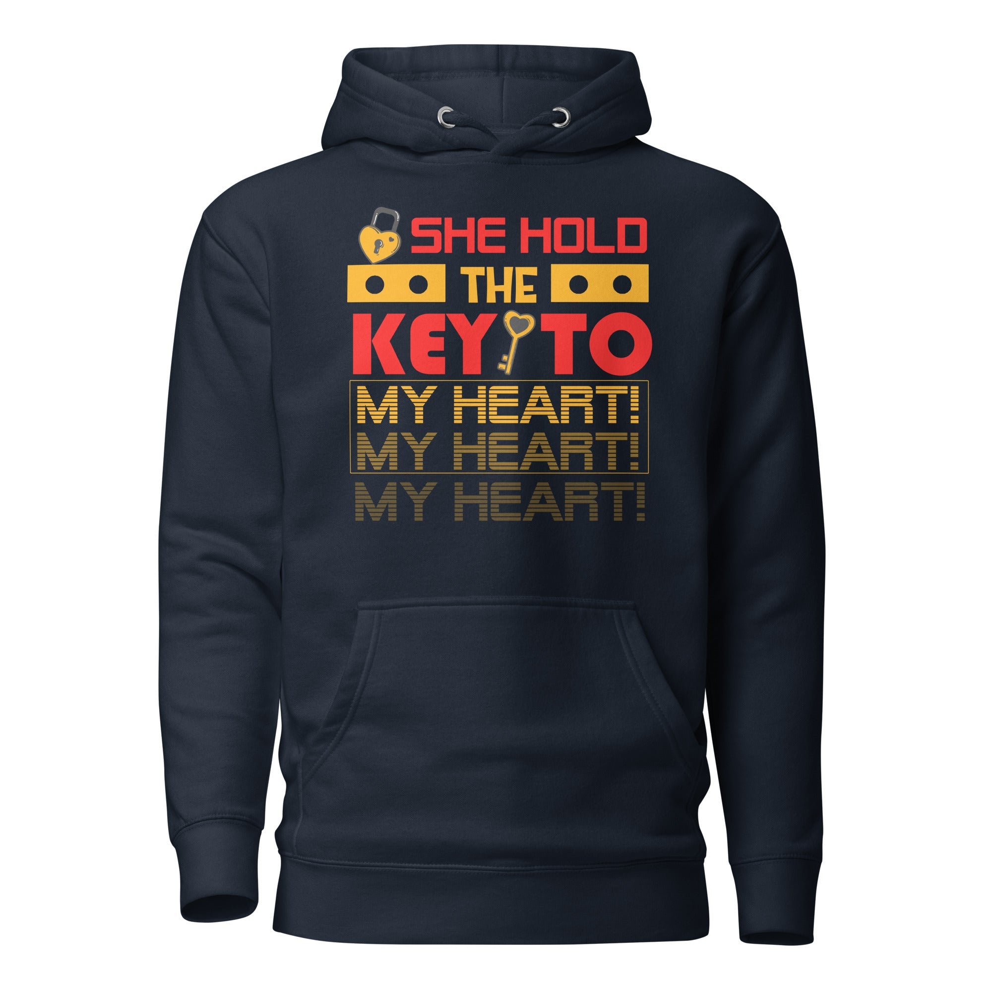 Key to My Heart – Unisex Hoodie - Print My Man