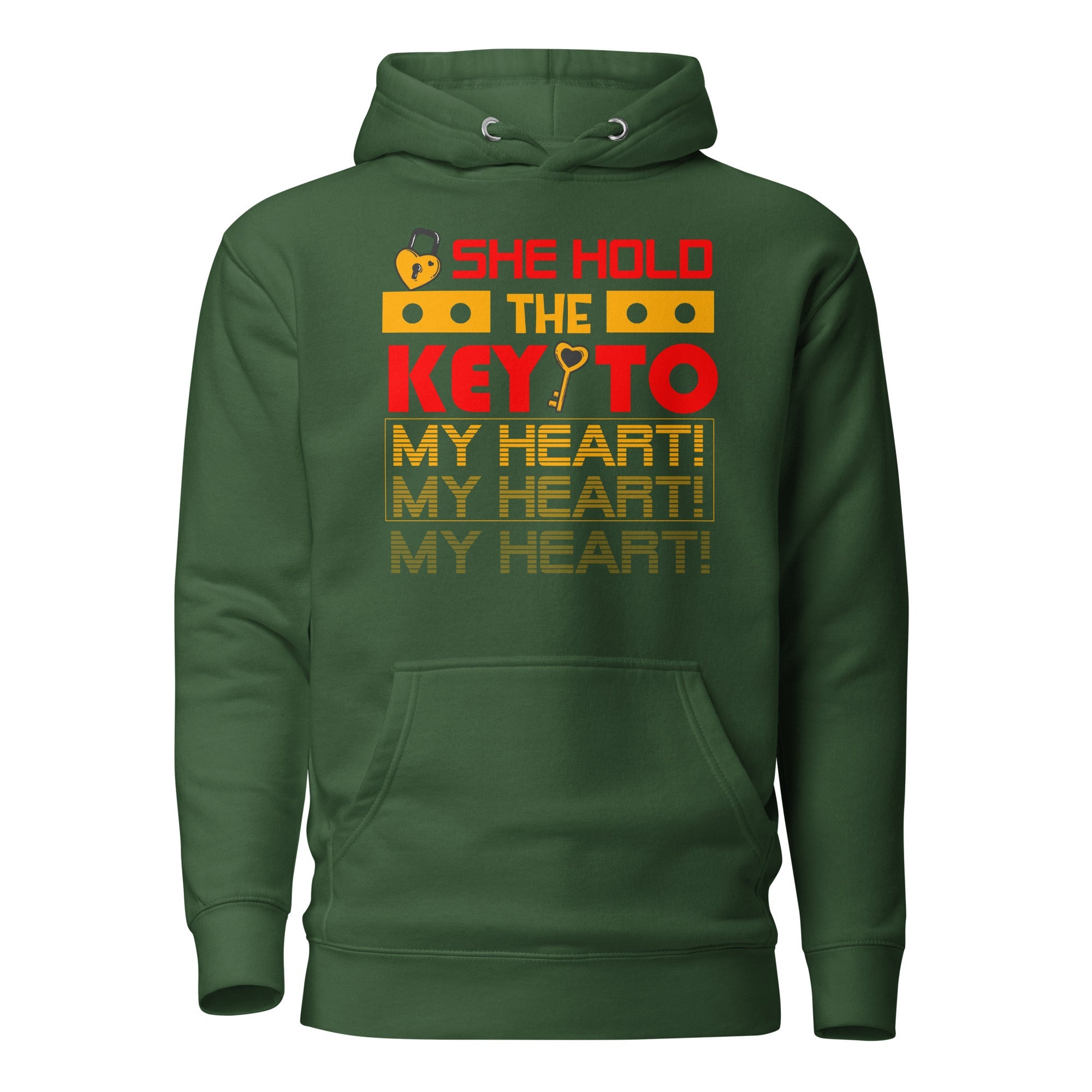 Key to My Heart – Unisex Hoodie - Print My Man