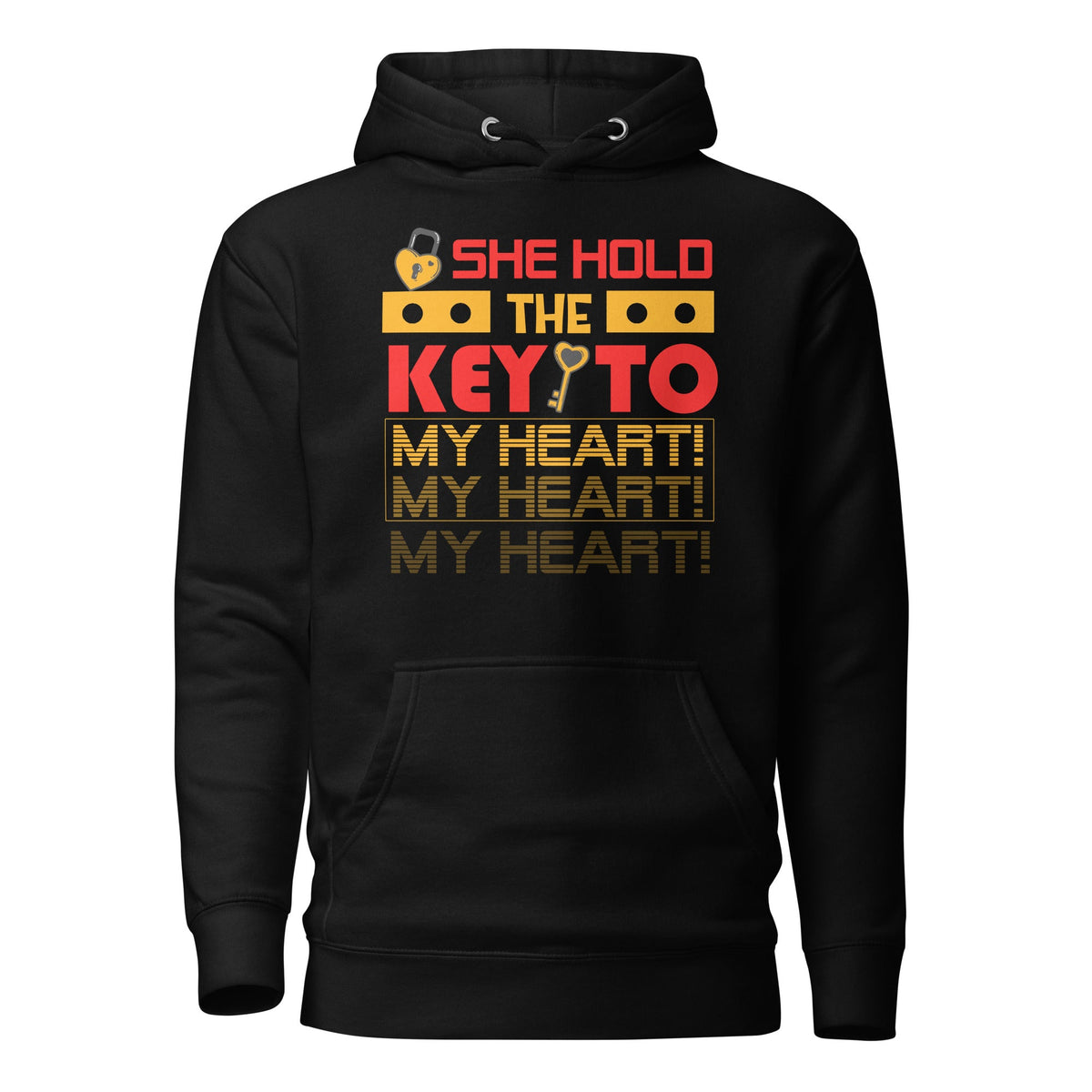 Key to My Heart – Unisex Hoodie - Print My Man