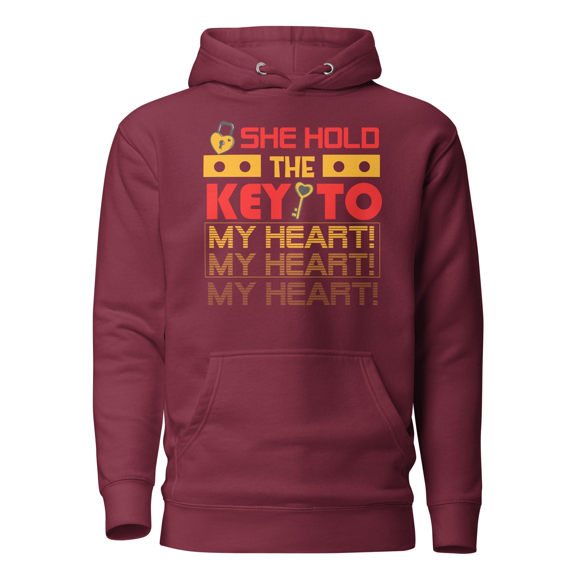 Key to My Heart – Unisex Hoodie - Print My Man