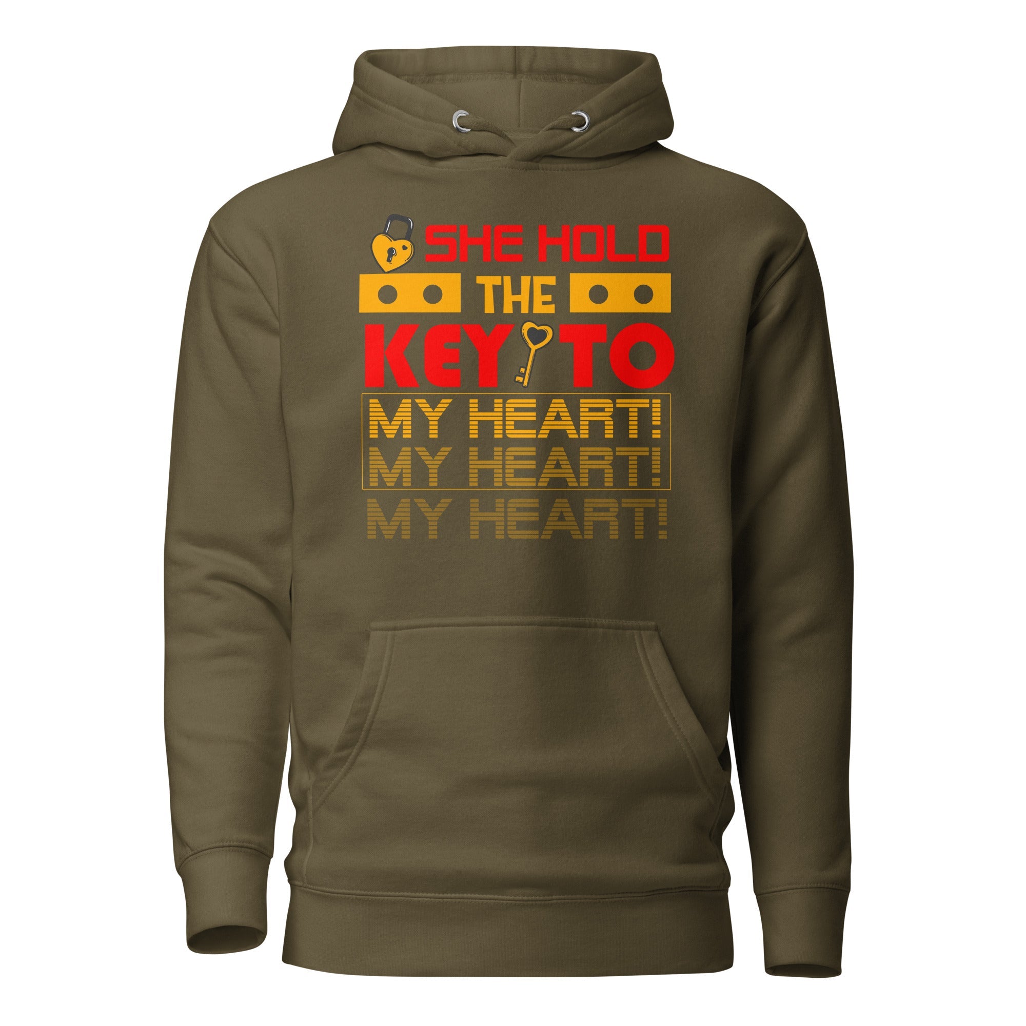 Key to My Heart – Unisex Hoodie - Print My Man
