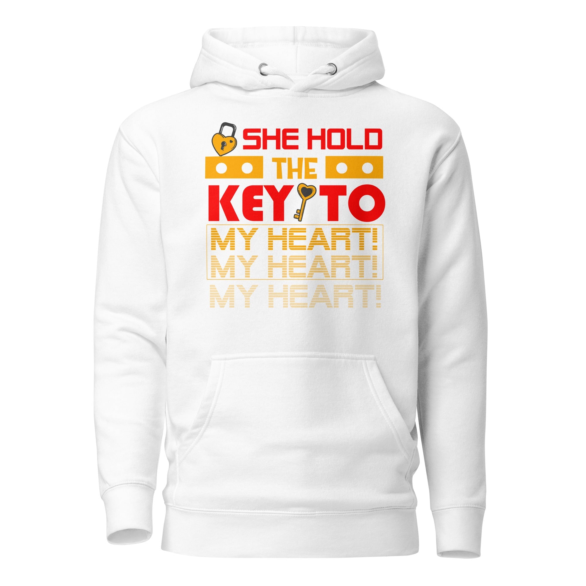 Key to My Heart – Unisex Hoodie - Print My Man