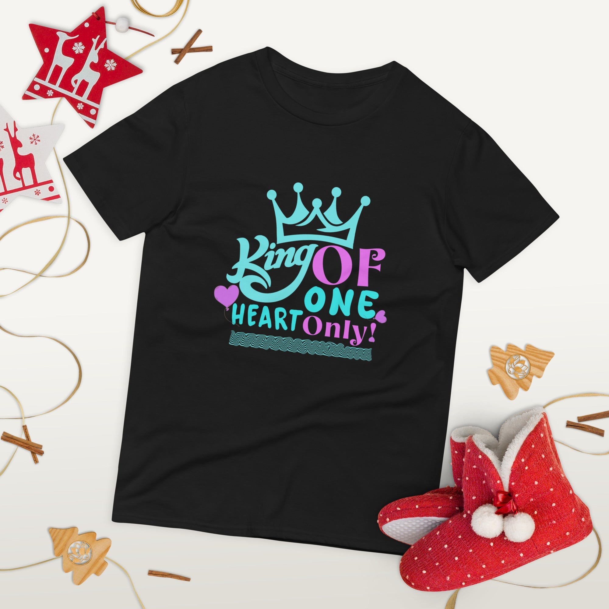 King of My Heart – Short - Sleeve T-Shirt - Print My Man