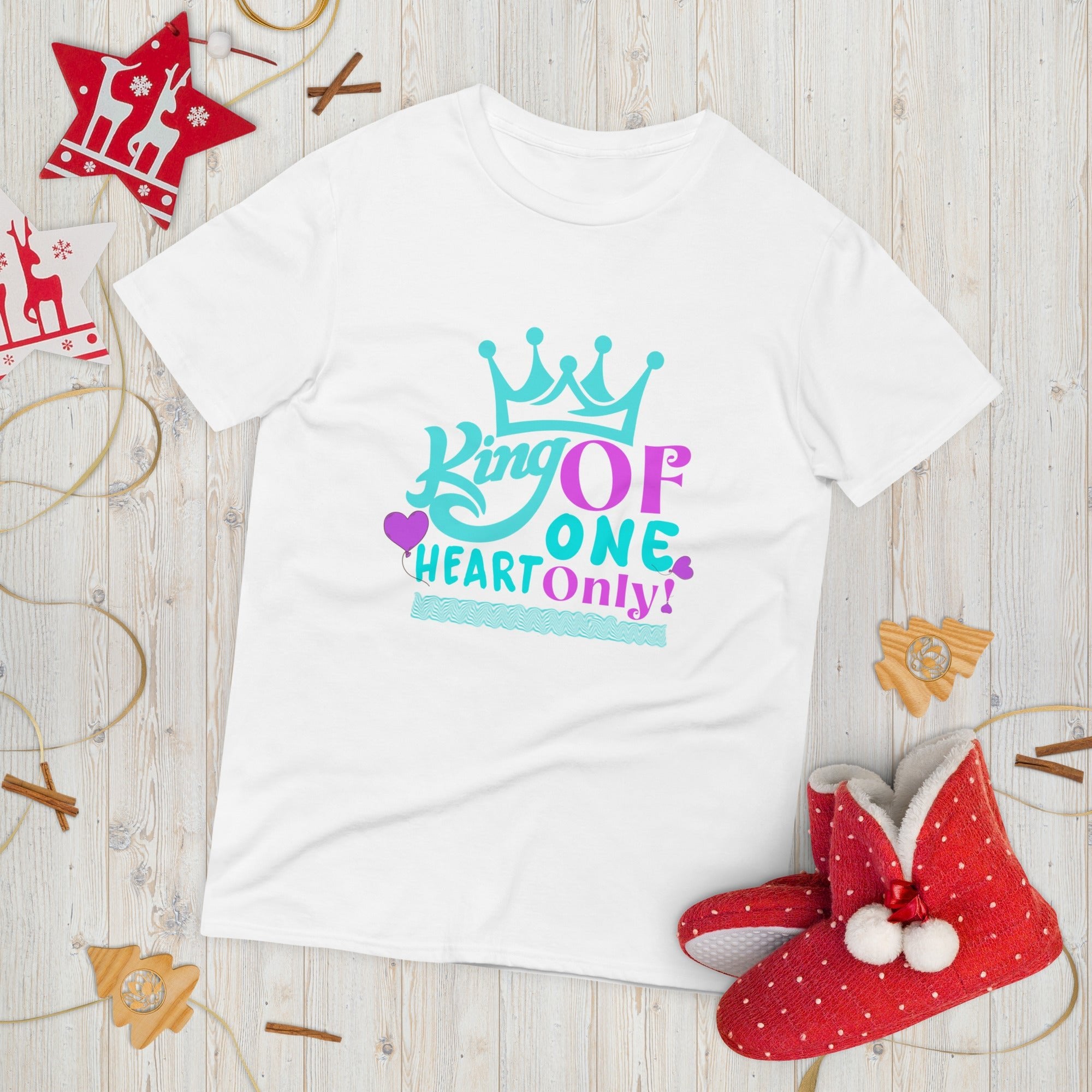 King of My Heart – Short - Sleeve T-Shirt - Print My Man