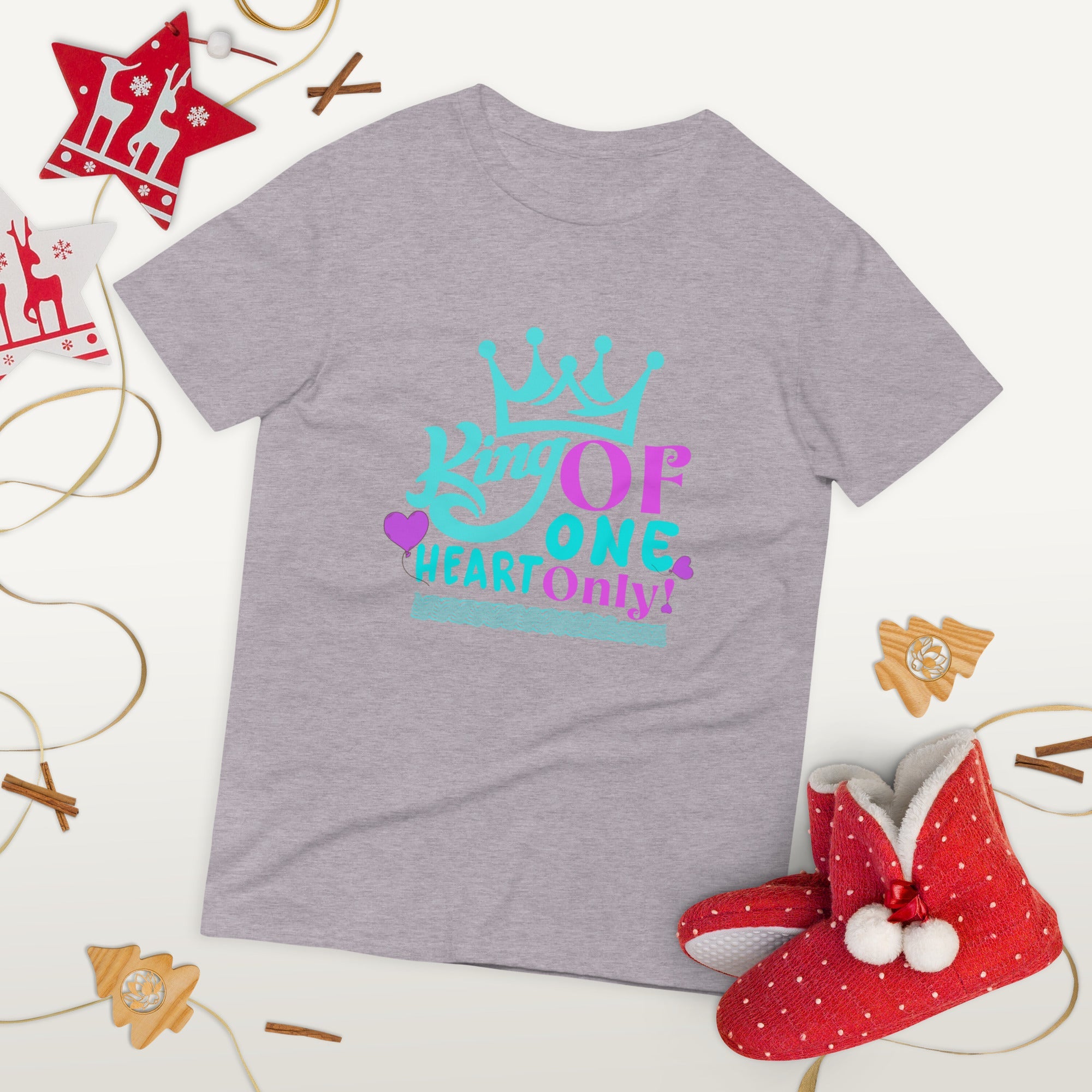 King of My Heart – Short - Sleeve T-Shirt - Print My Man