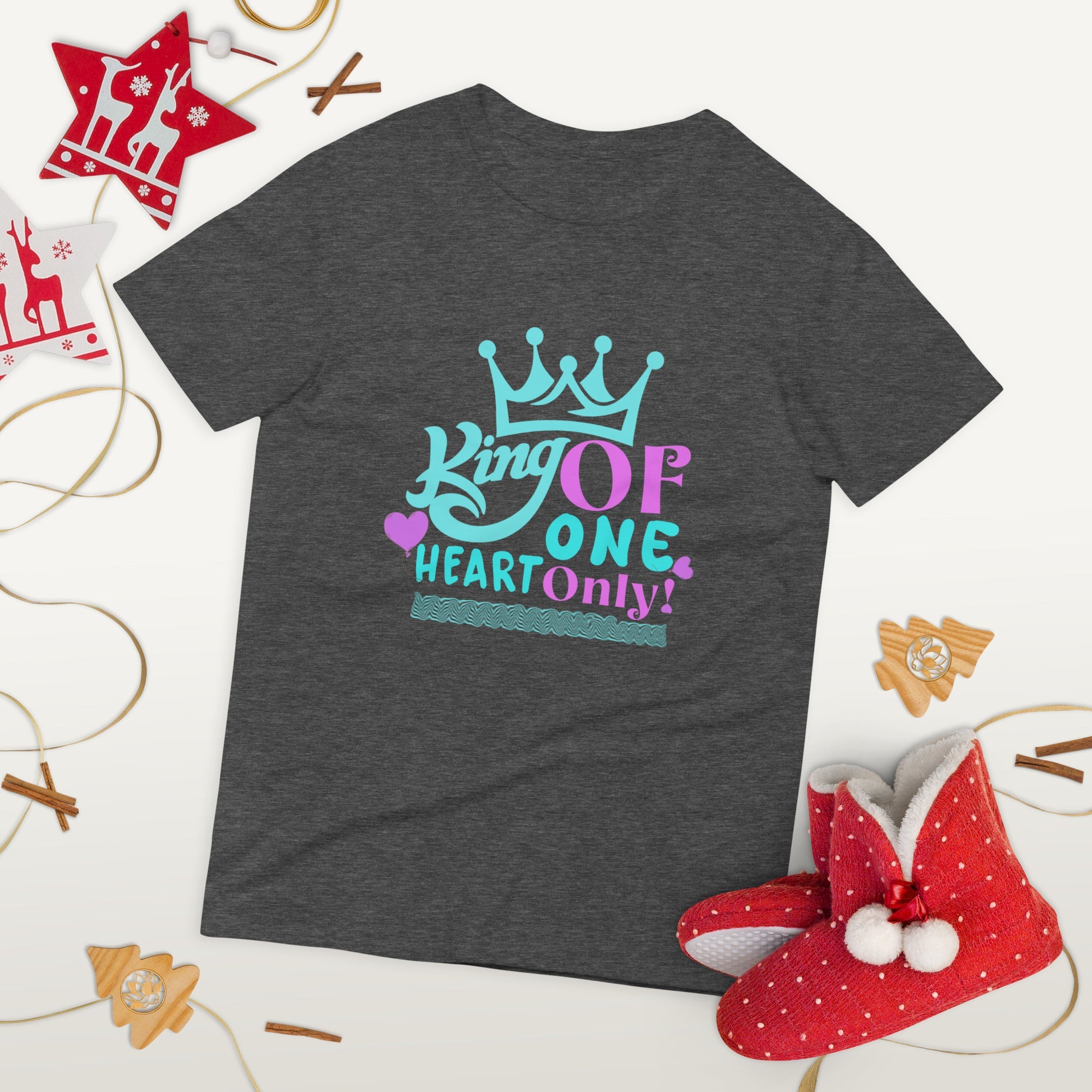 King of My Heart – Short - Sleeve T-Shirt - Print My Man