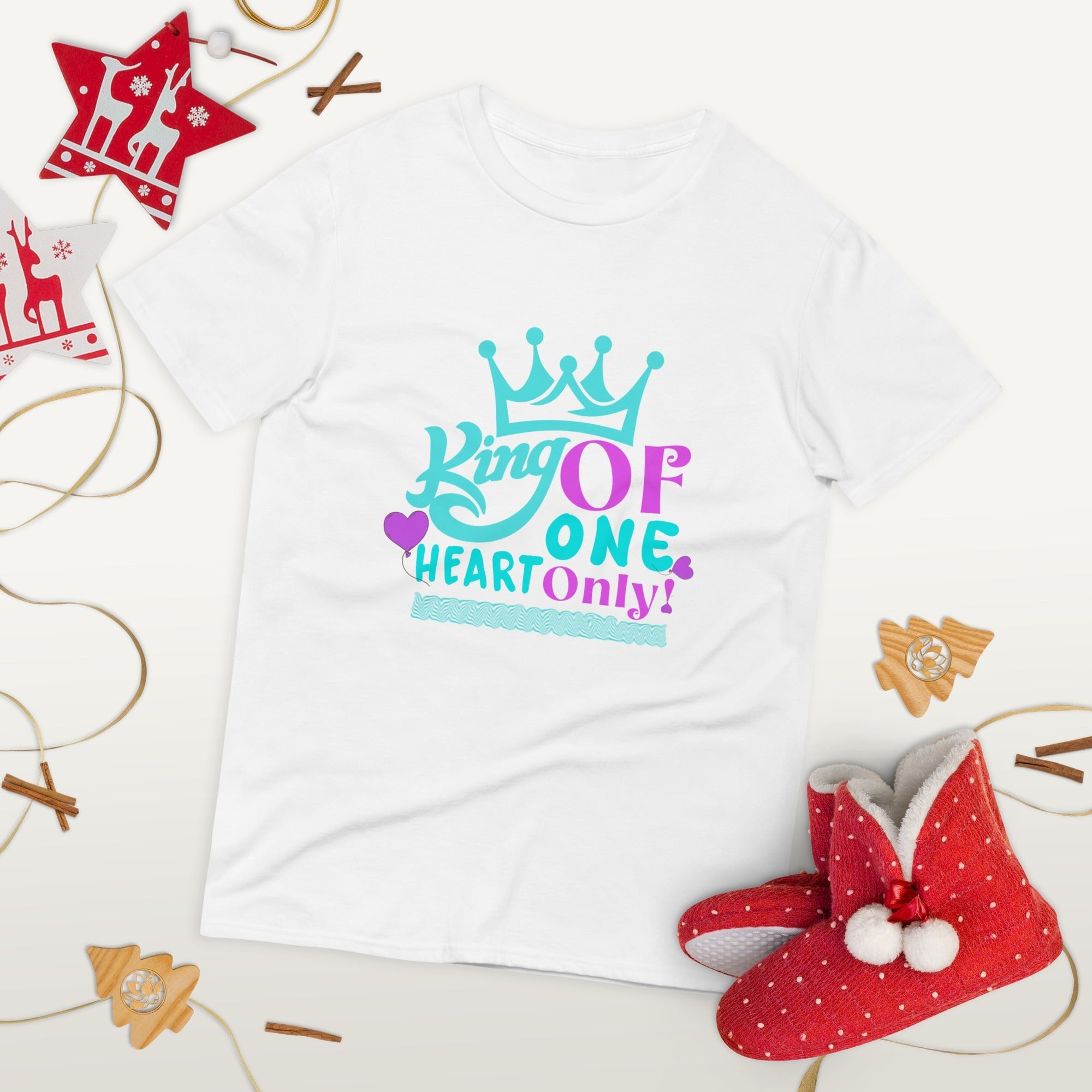 King of My Heart – Short - Sleeve T-Shirt - Print My Man