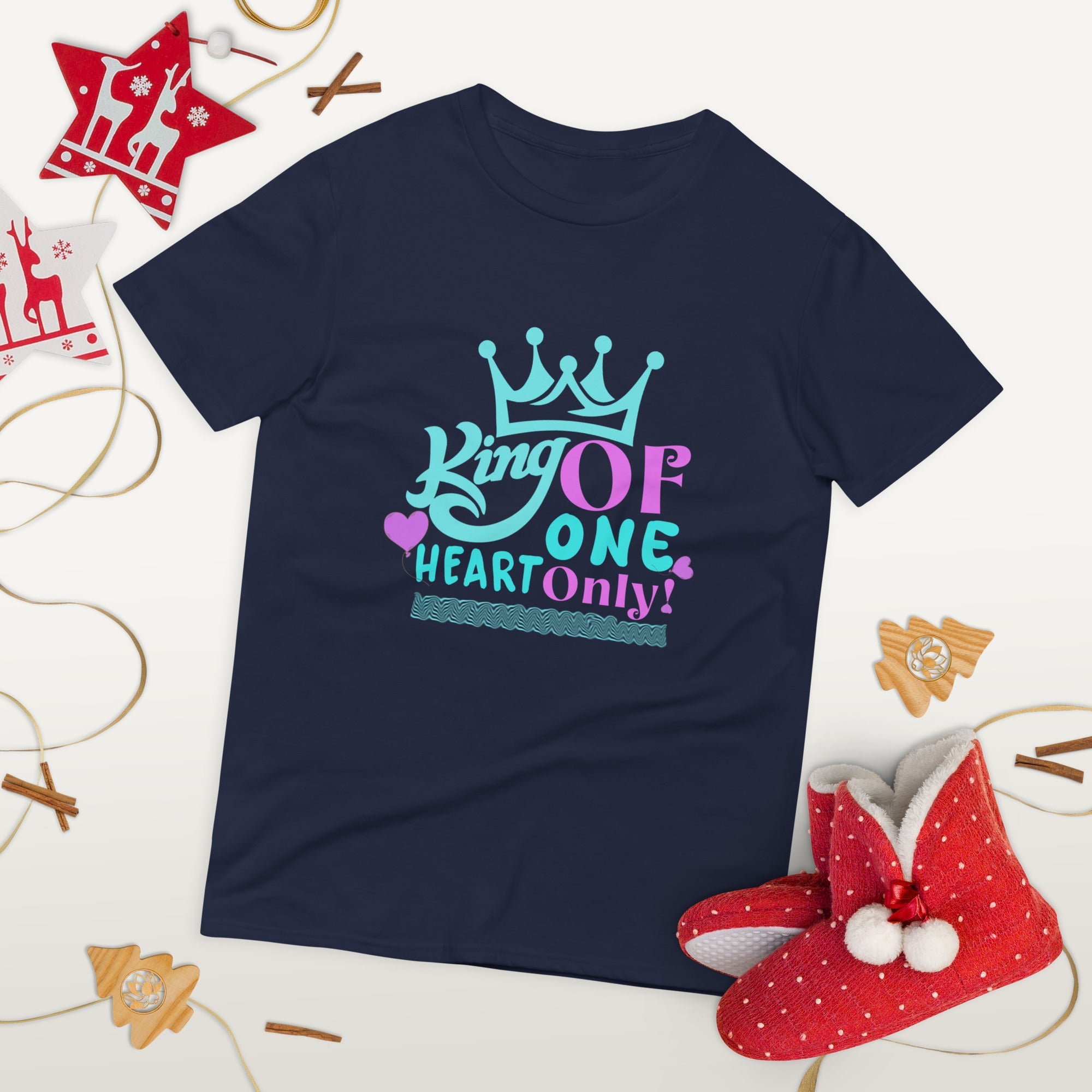 King of My Heart – Short - Sleeve T-Shirt - Print My Man