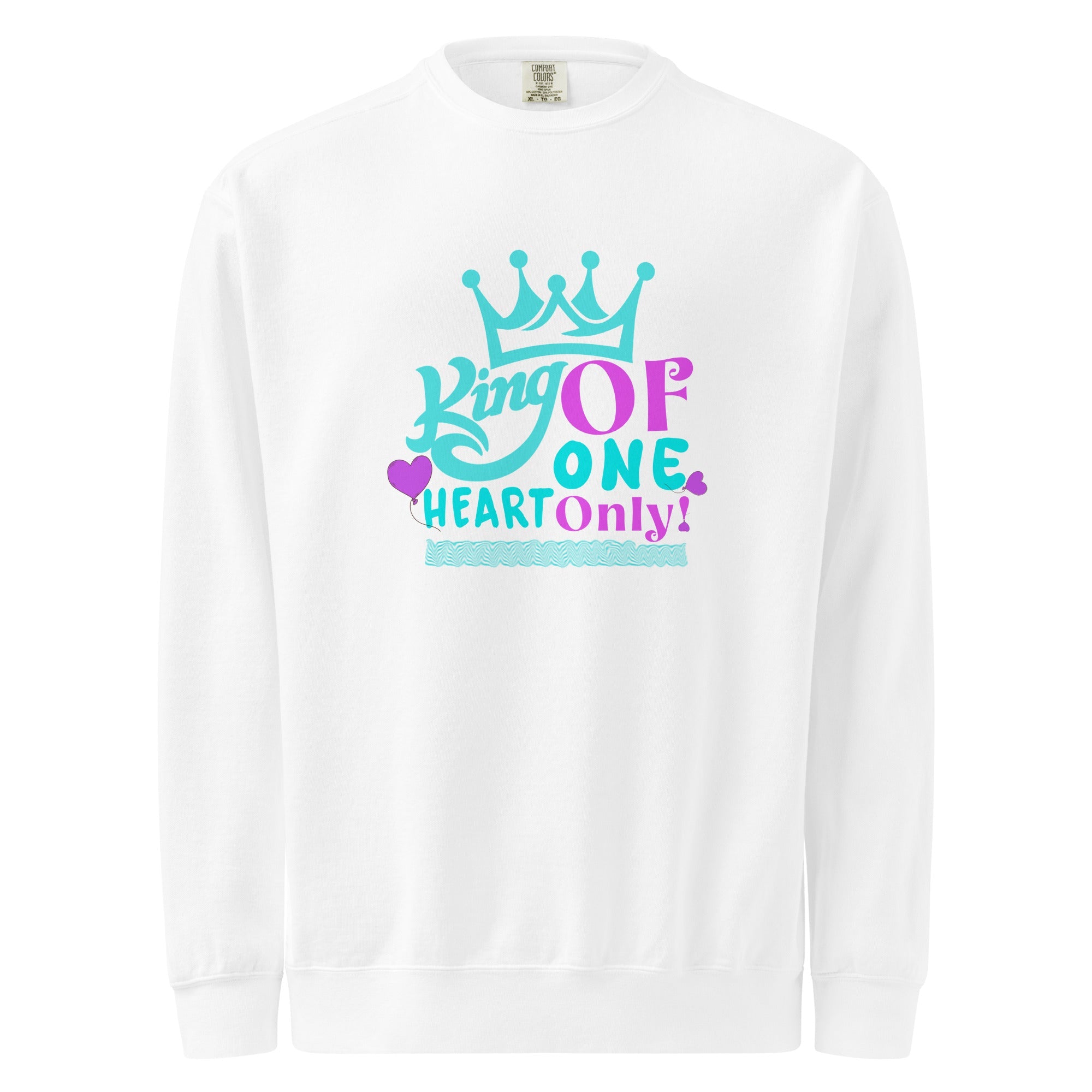 King of One Heart – Unisex Sweatshirt - Print My Man