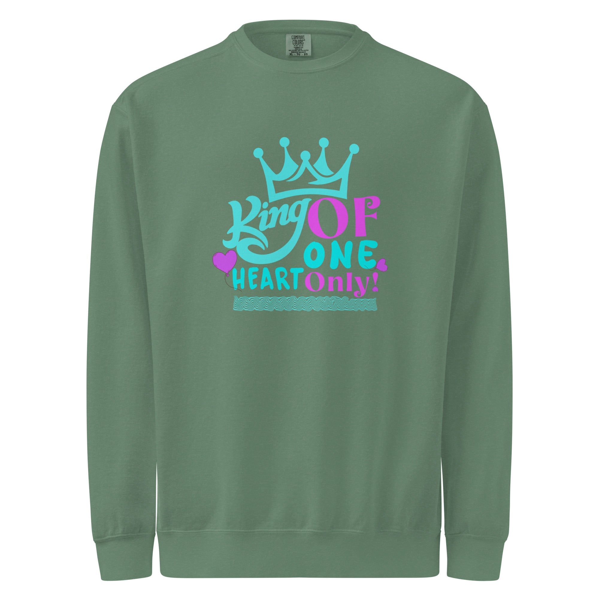 King of One Heart – Unisex Sweatshirt - Print My Man