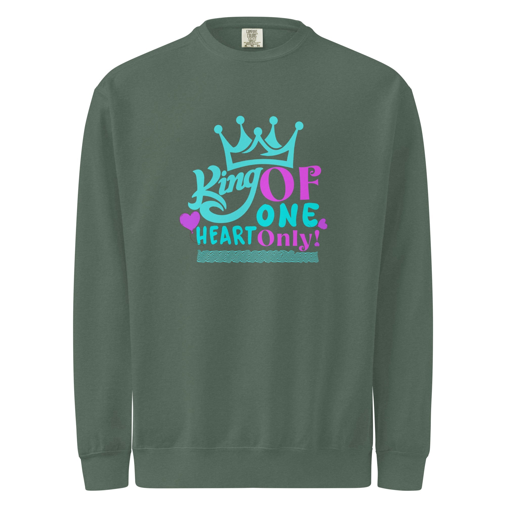 King of One Heart – Unisex Sweatshirt - Print My Man
