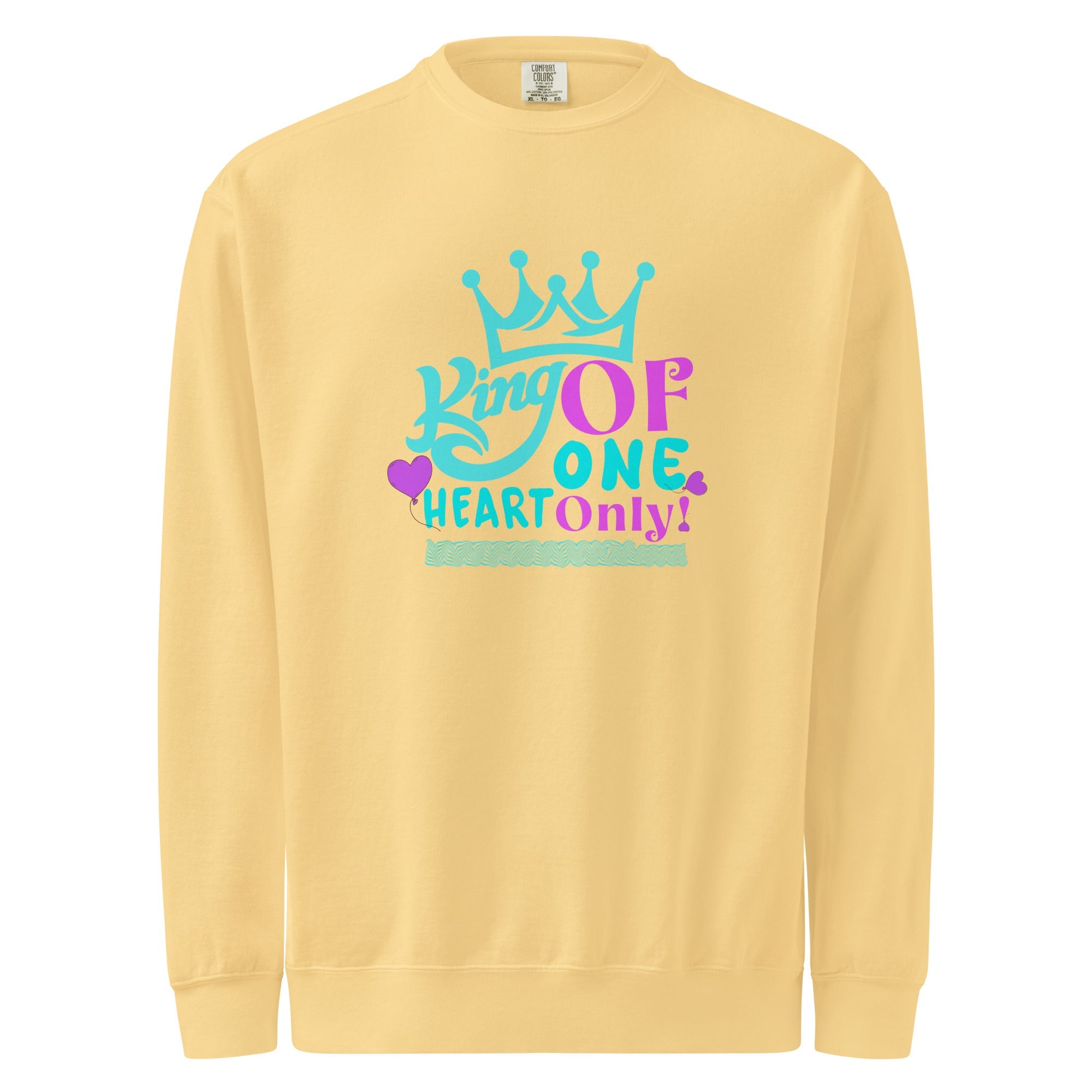 King of One Heart – Unisex Sweatshirt - Print My Man