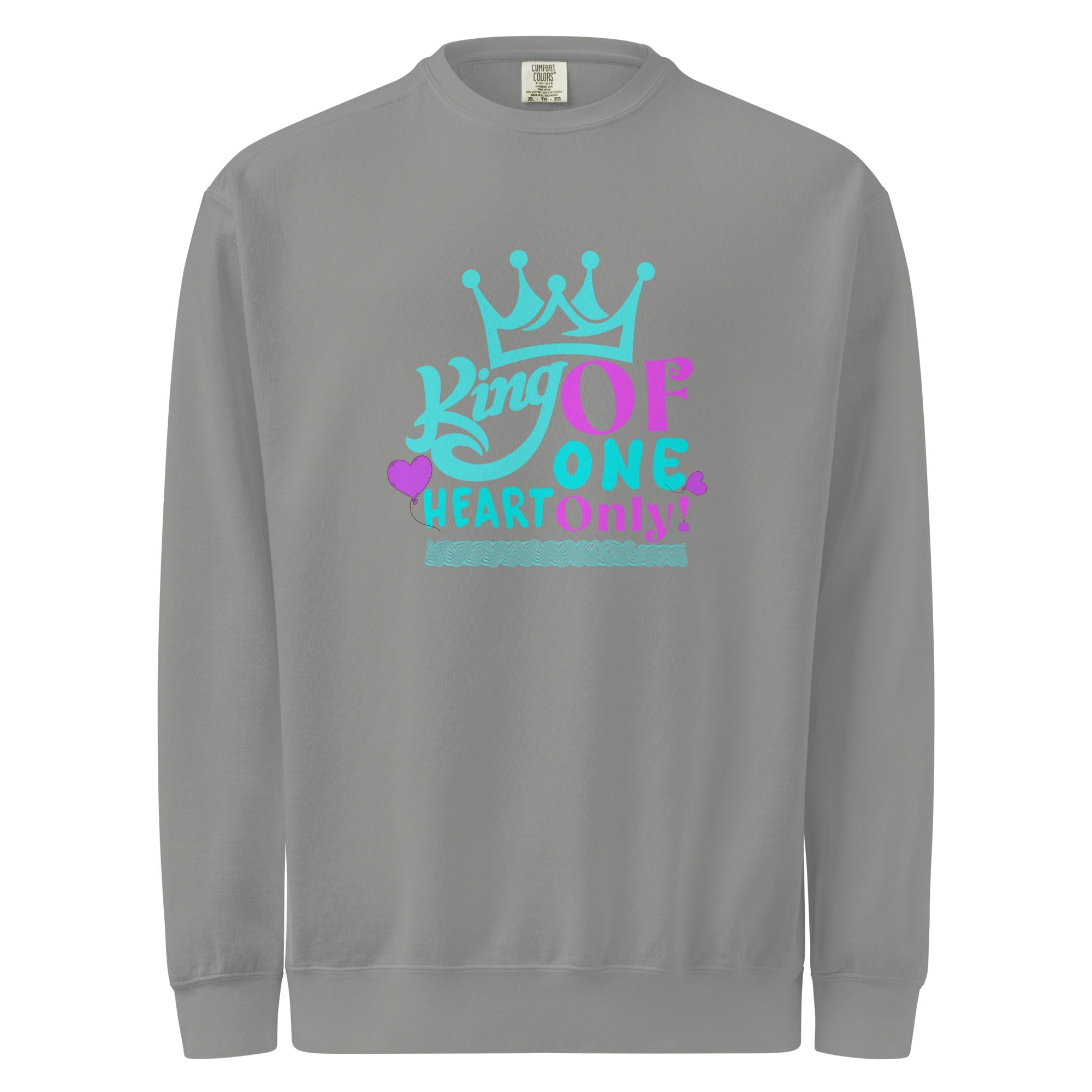 King of One Heart – Unisex Sweatshirt - Print My Man