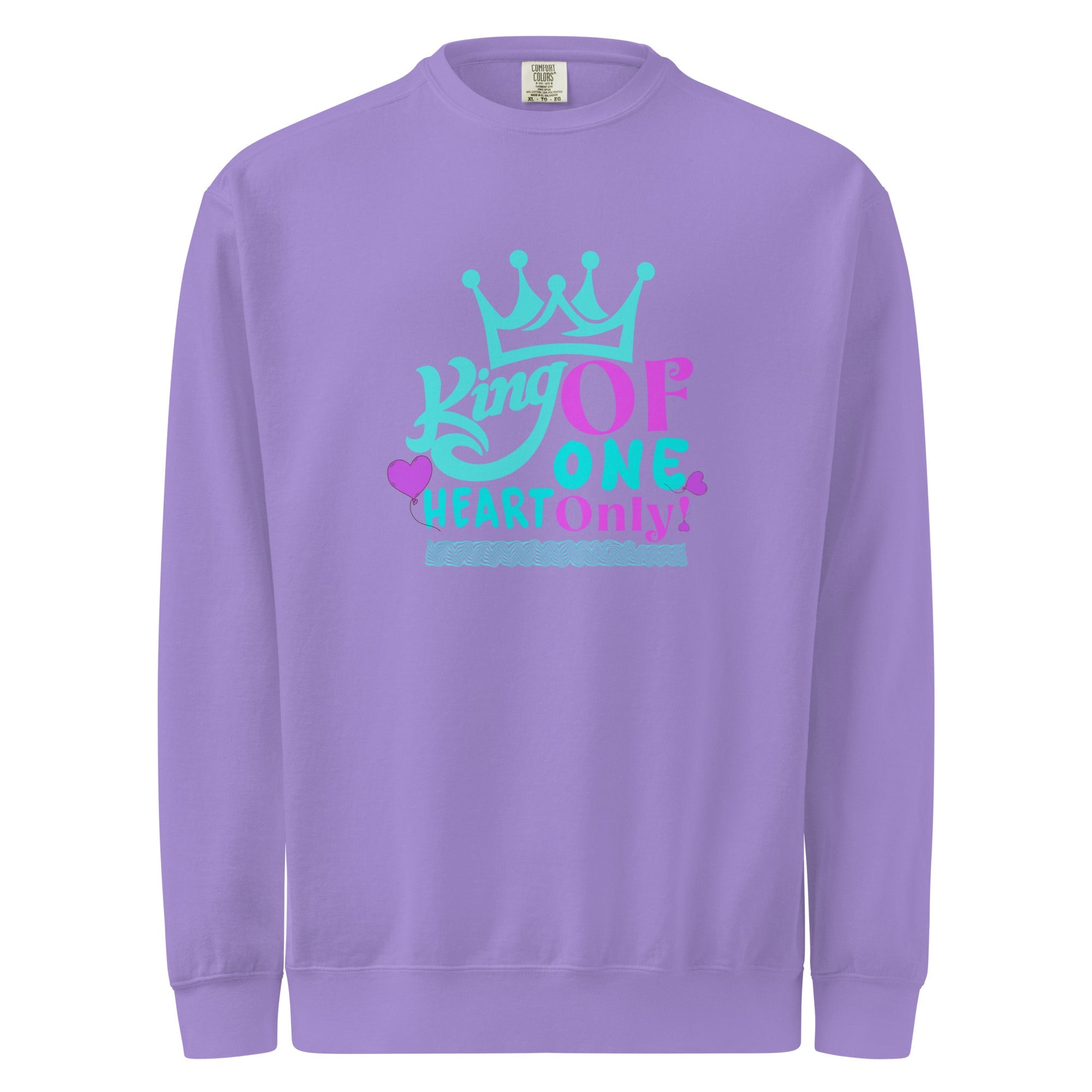 King of One Heart – Unisex Sweatshirt - Print My Man