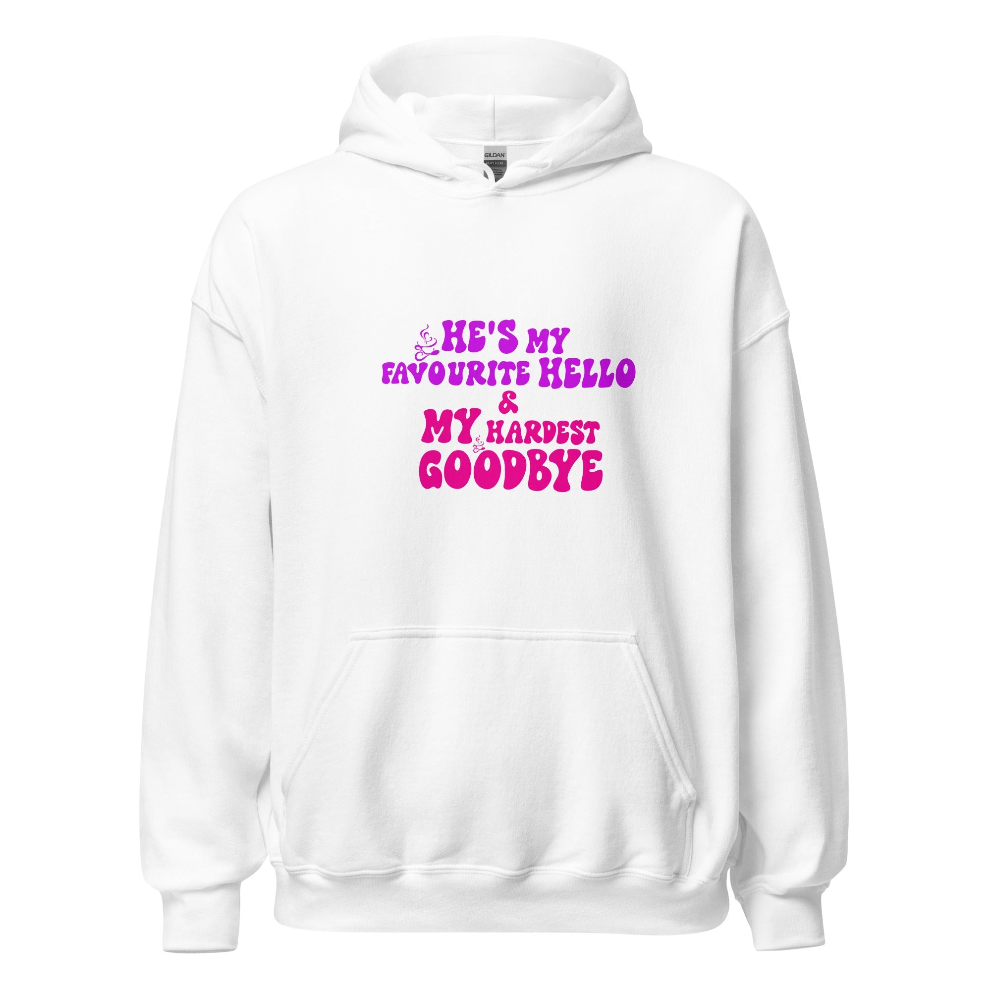 My Favourite Hello - Hoodie - Print My Man