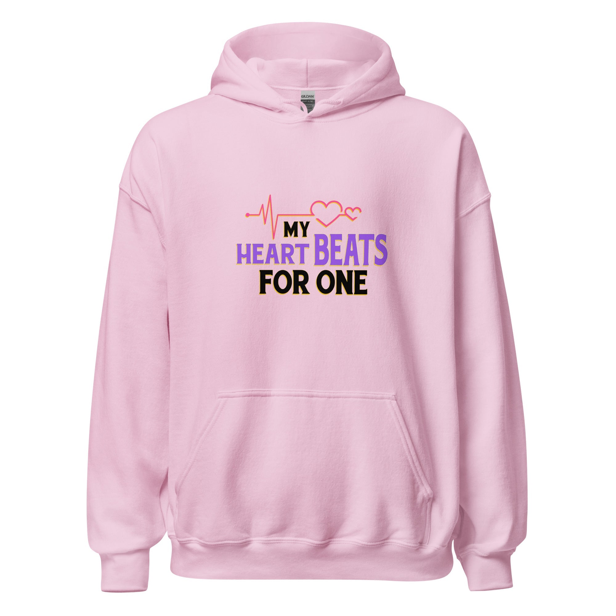 My Heart Beats For One - Hoodie - Print My Man